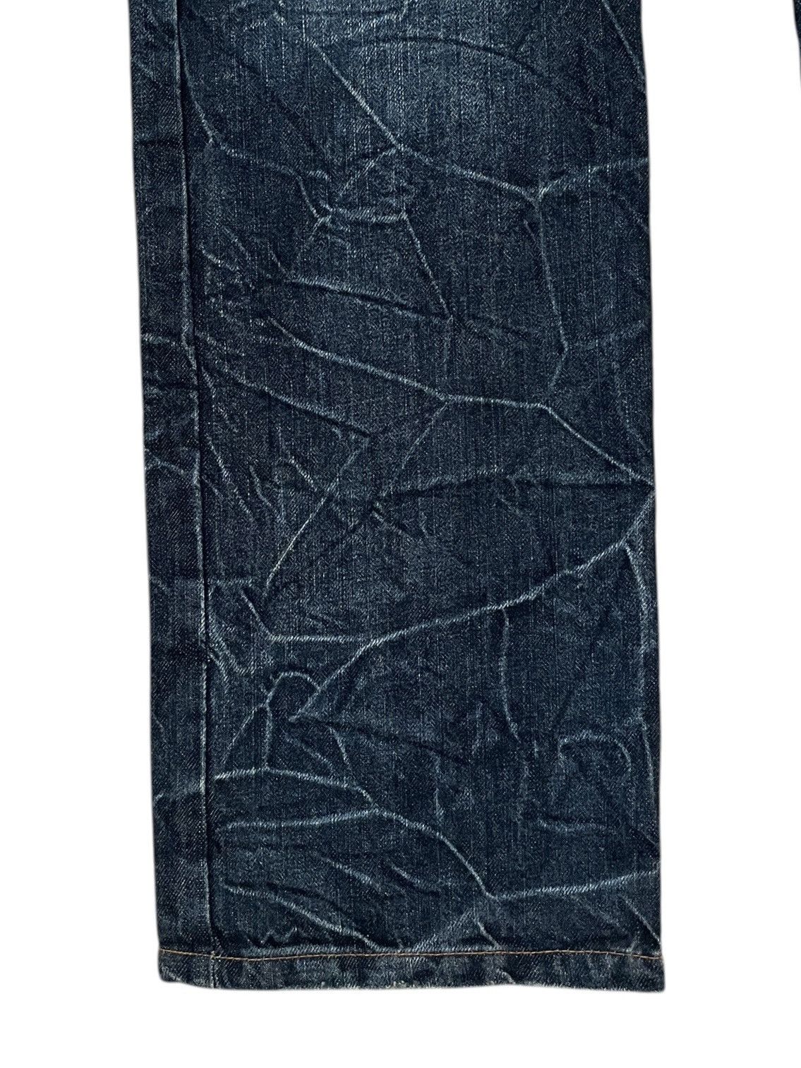 If Six Was Nine × Japanese Brand × Le Grande Bleu (L.G.B.) Vintage Japanese Brand Nylaus Double Waist Jeans 2000s Size US 31 - 8 Thumbnail