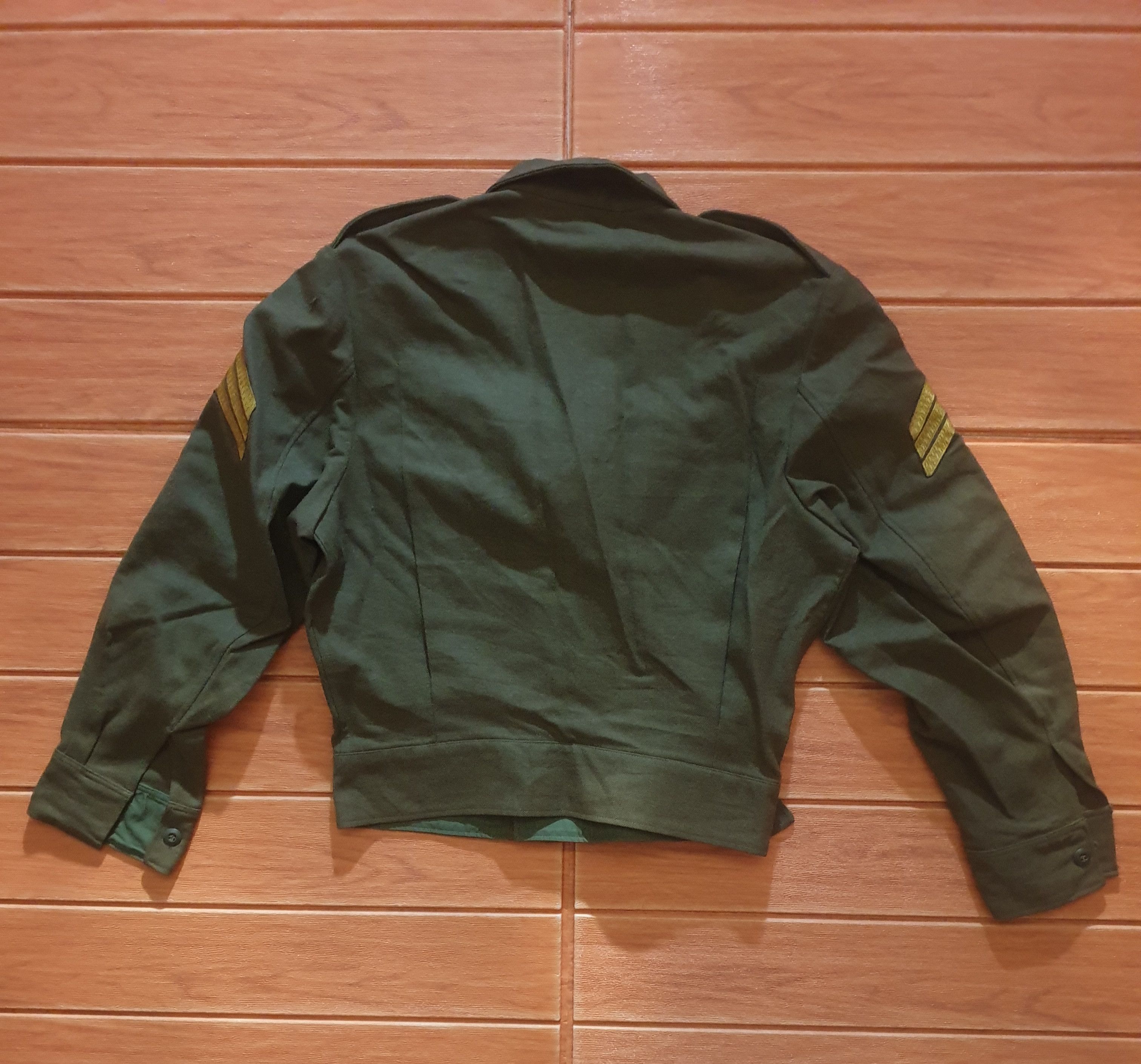 Japanese Brand 💥Vintage Military wool green military Jacket Size US M / EU 48-50 / 2 - 11 Thumbnail
