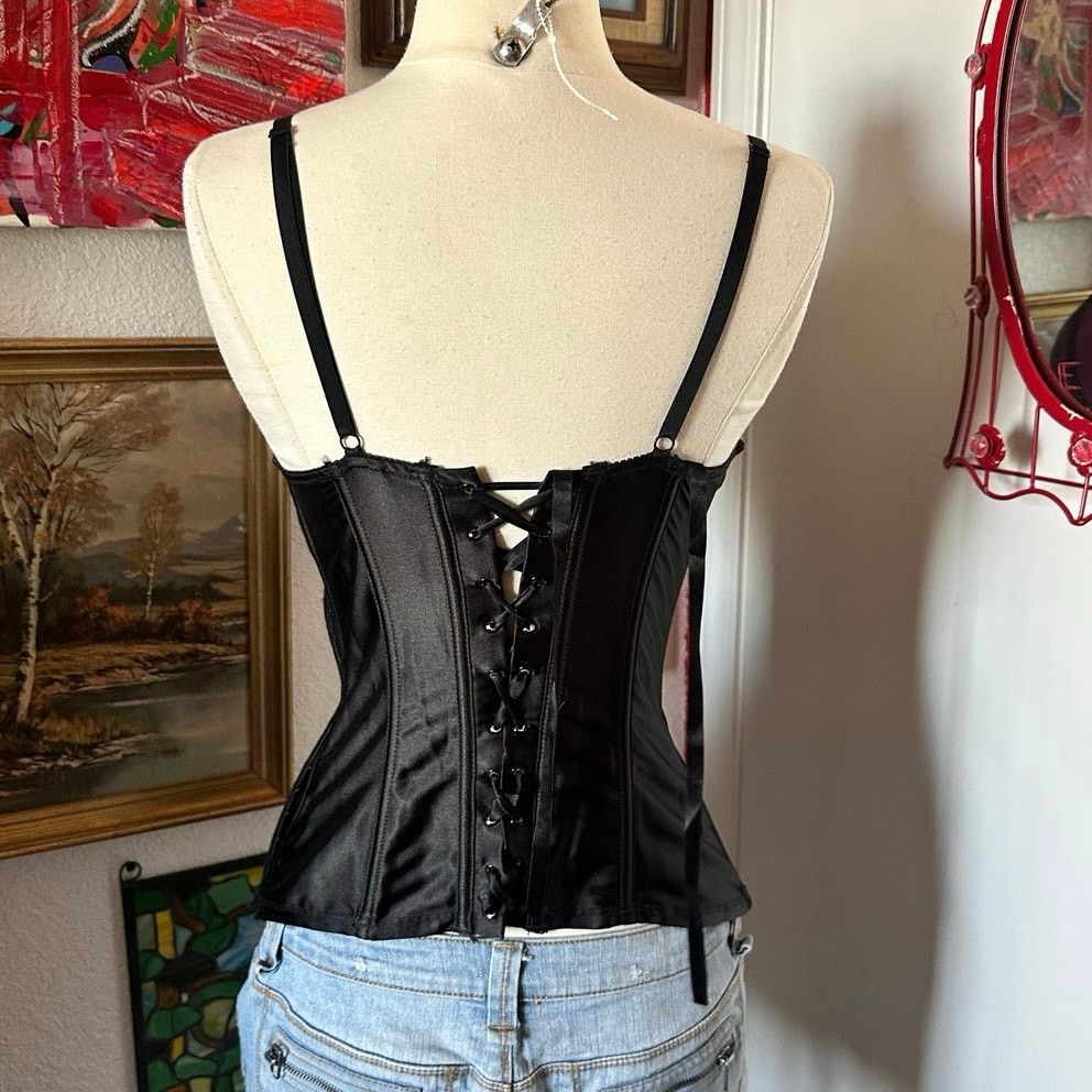 Other fredericks of hollywood vintage purple black corset tank top Size M / US 6-8 / IT 42-44 - 4 Thumbnail