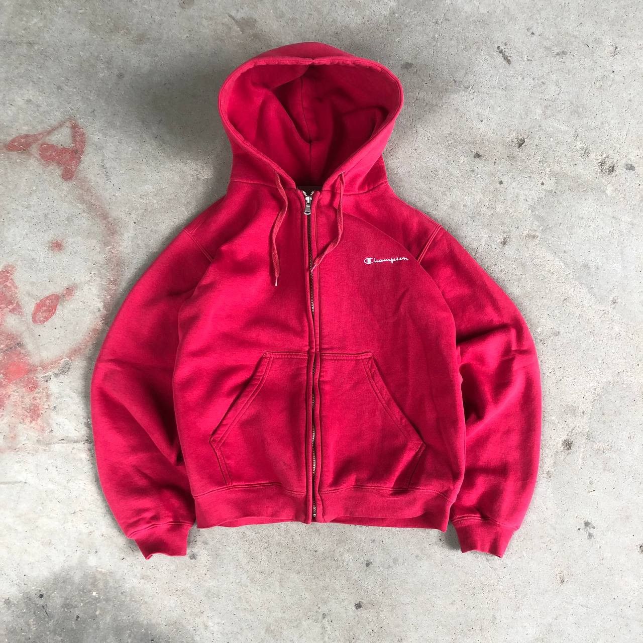 Champion × Vintage Boxy Champion hoodie 90s Size US S / EU 44-46 / 1 - 1 Thumbnail