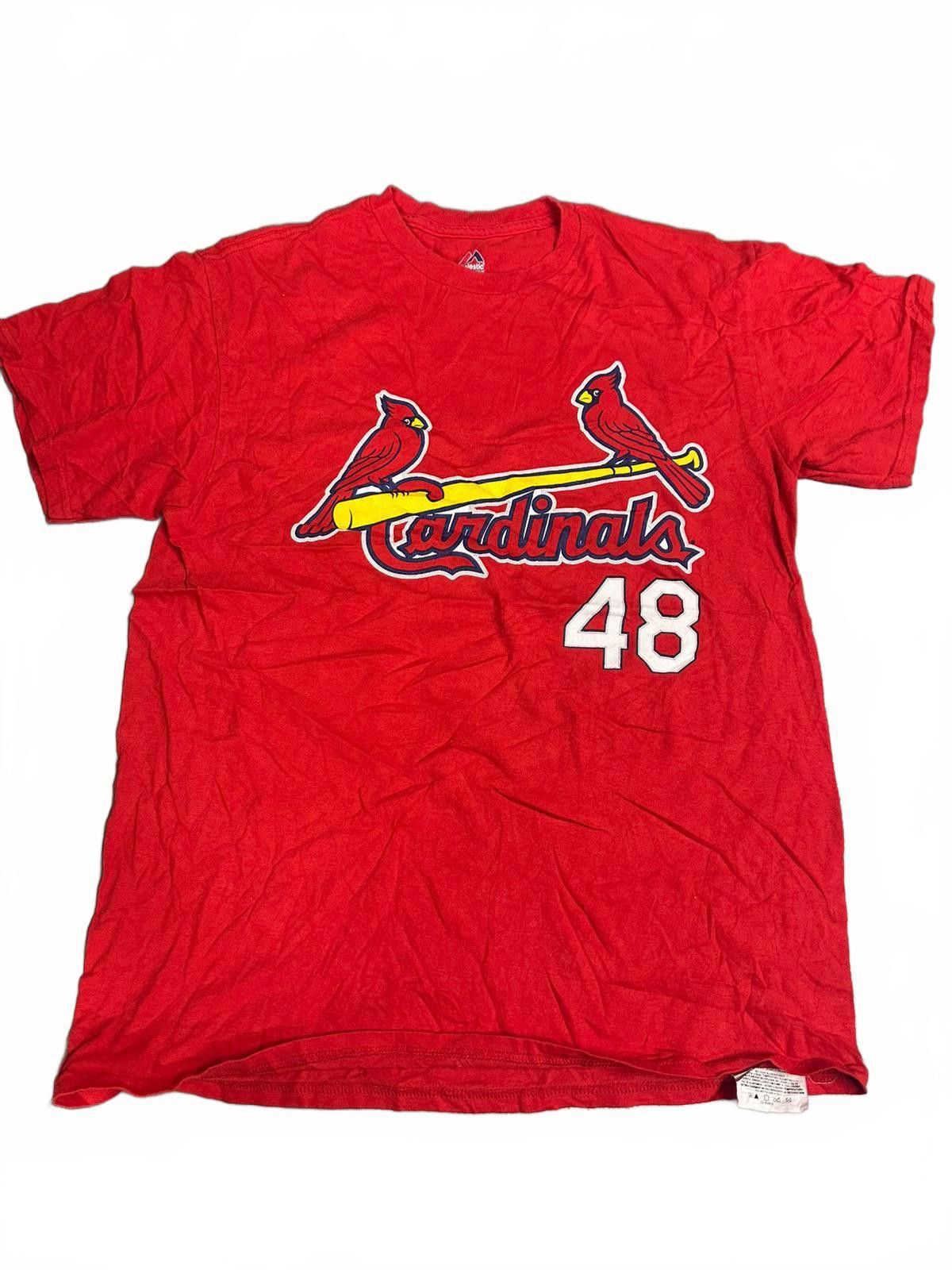 Majestic Majestic St. Louis Cardinals T-Shirt - Bader 48 - Red Size US M / EU 48-50 / 2 - 1 Thumbnail