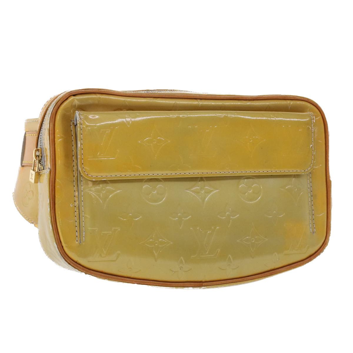 Louis Vuitton - Fulton Monogram Vernis Leather Belt Bag Silver