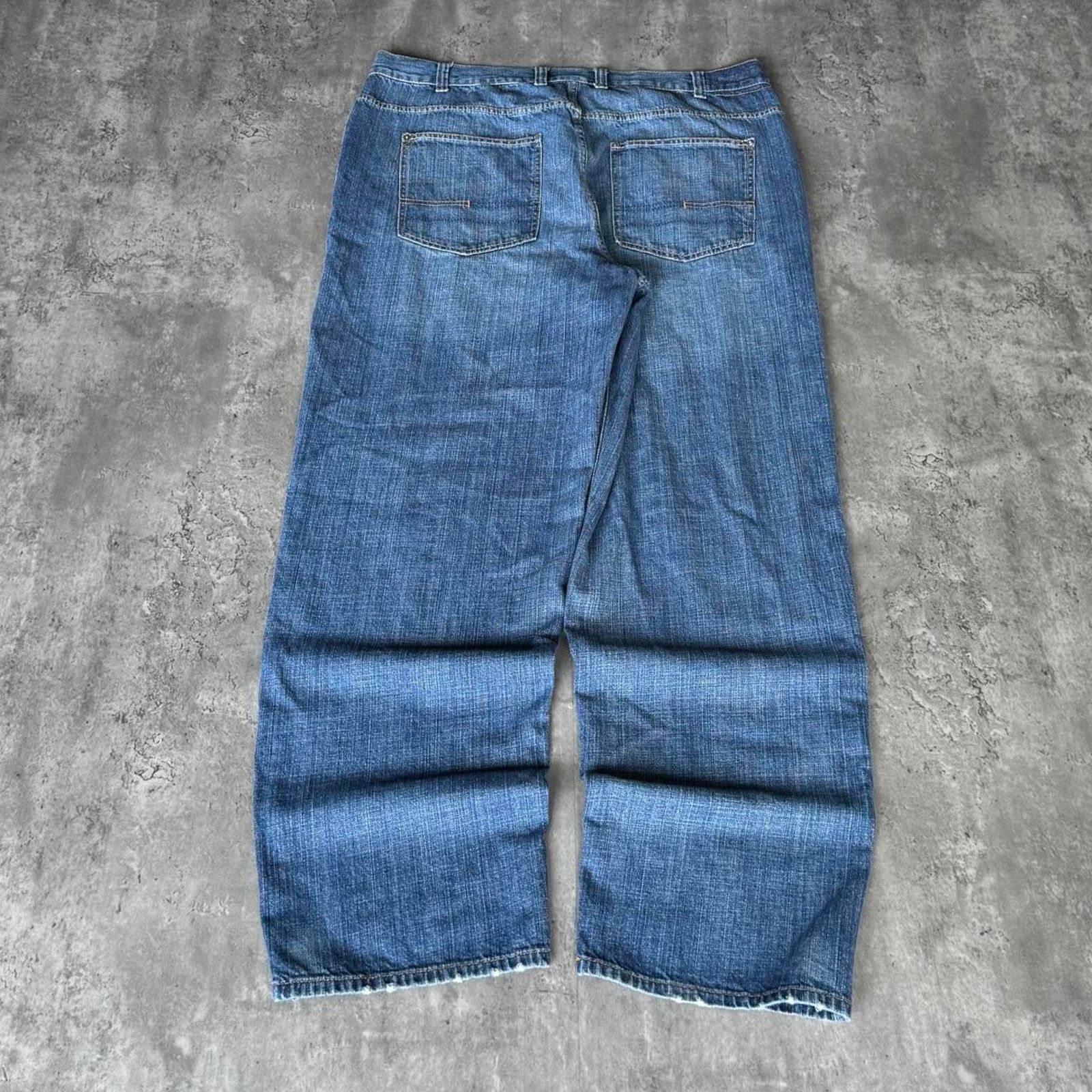 Calvin Klein × JNCO × Vintage Vintage Y2K Calvin Klein Baggy Grunge Essential Denim Jeans Size US 40 / EU 56 - 2 Thumbnail