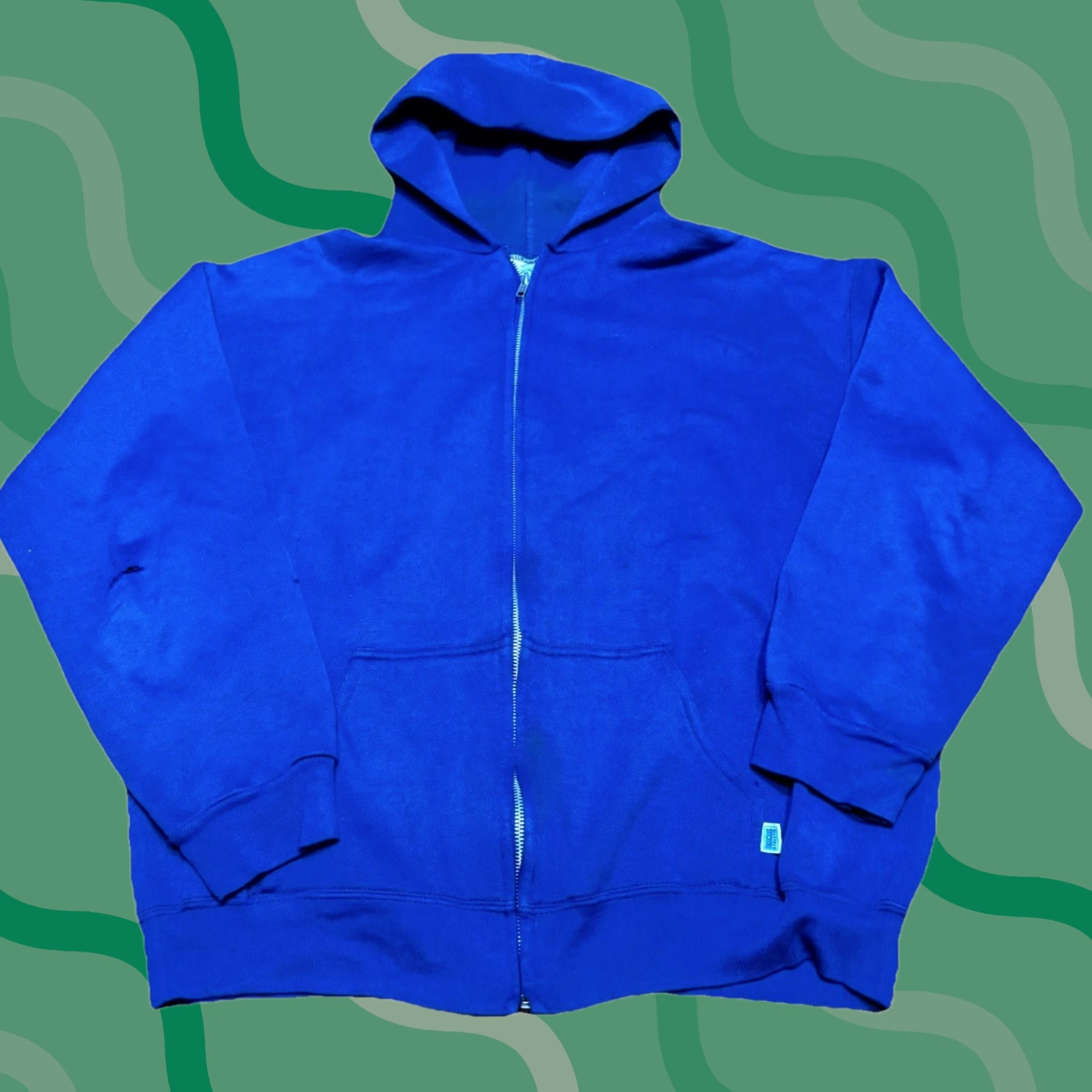 Vintage VINTAGE Discus Athletic Zip Up Hoodie Men’s XL Navy Blue Size US XL / EU 56 / 4 - 1 Thumbnail