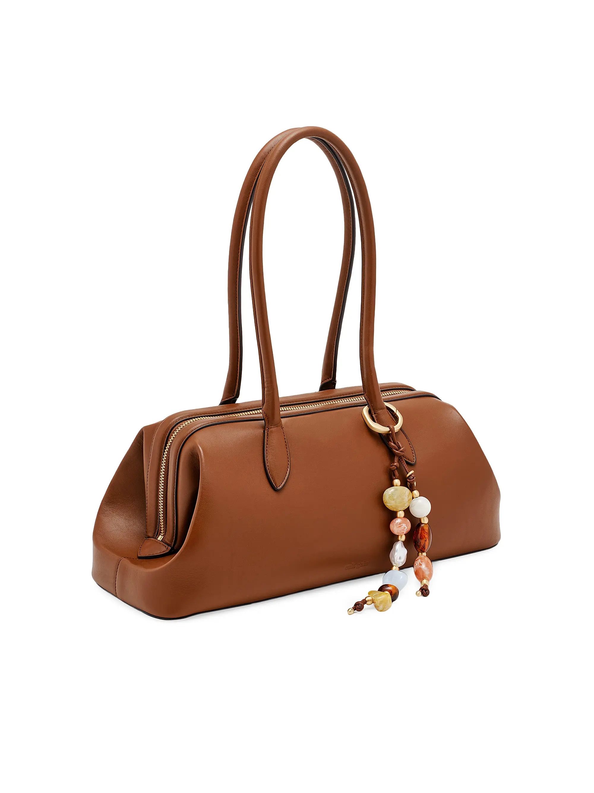Cult Gaia os11x0526 Size: OS / Raia Bag Charm Leather Satchel Bag Size ONE SIZE - 3 Thumbnail