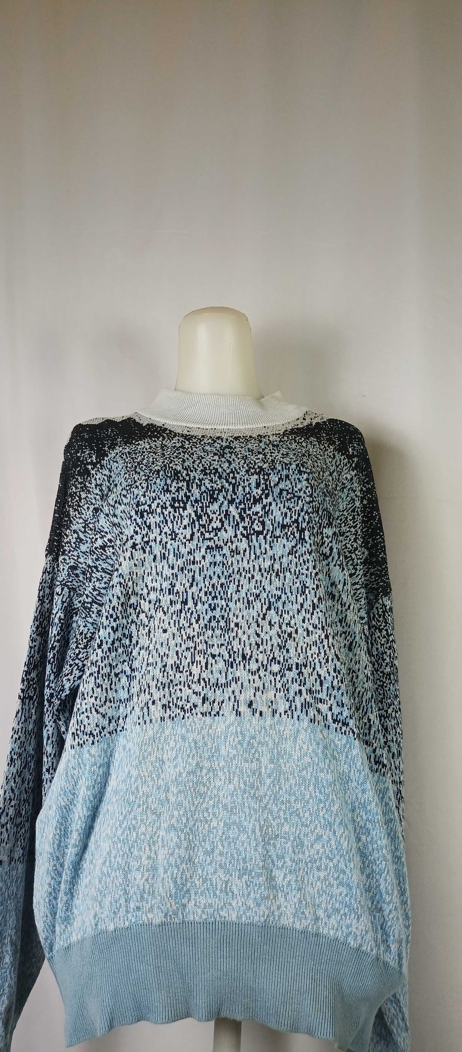 Designer × Kenzo KENZO PARIS Mix Color UNISEX Knit Sweater Jumper Neck Size L / US 10 / IT 46 - 24 Thumbnail
