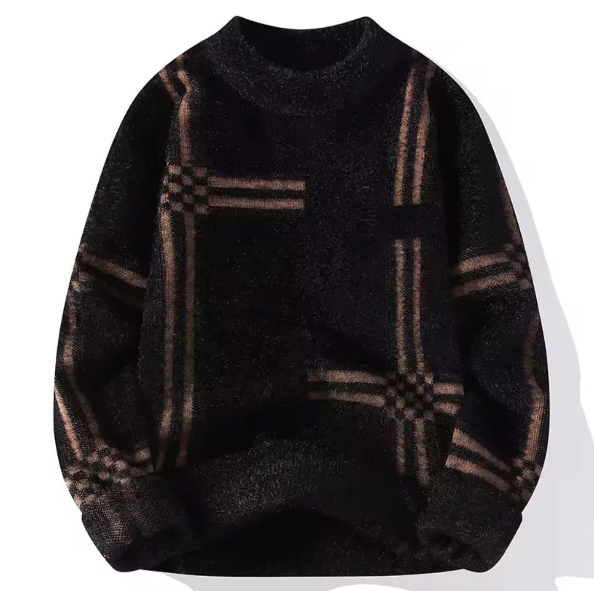 Vintage Street Vintage Retro Cashmere Sweater Jacquard Knitwear Size US M / EU 48-50 / 2 - 2 Thumbnail