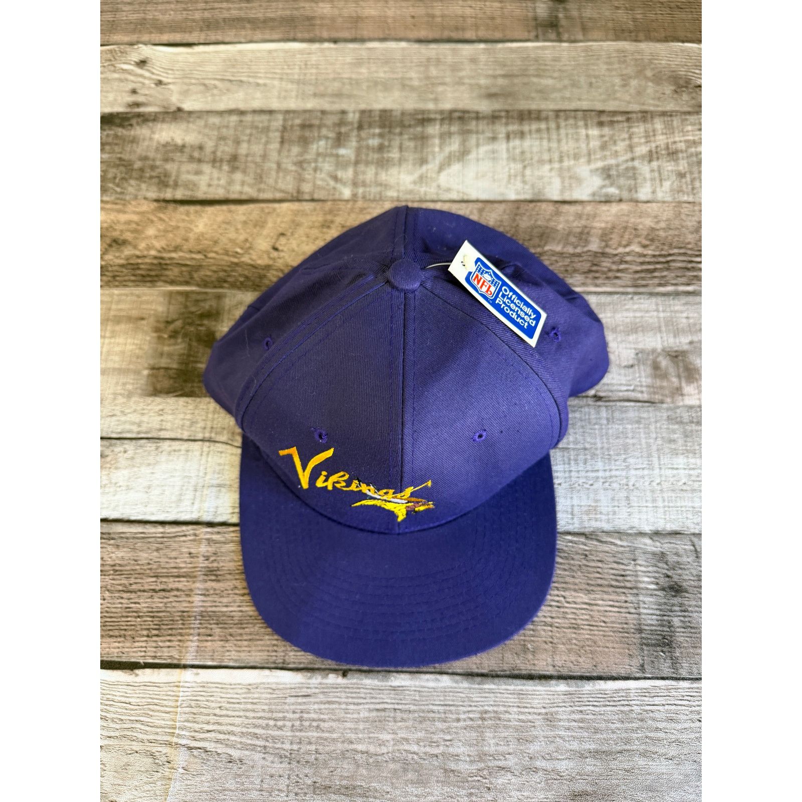 NFL Vintage Minnesota Vikings Snapback Hat - New with Tags Size ONE SIZE - 3 Thumbnail