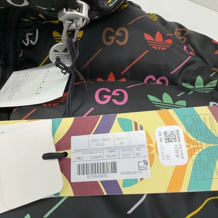 Gucci Gucci x Adidas Printed Casual Down Jacket-2507 Size US L / EU 52-54 / 3 - 3 Thumbnail