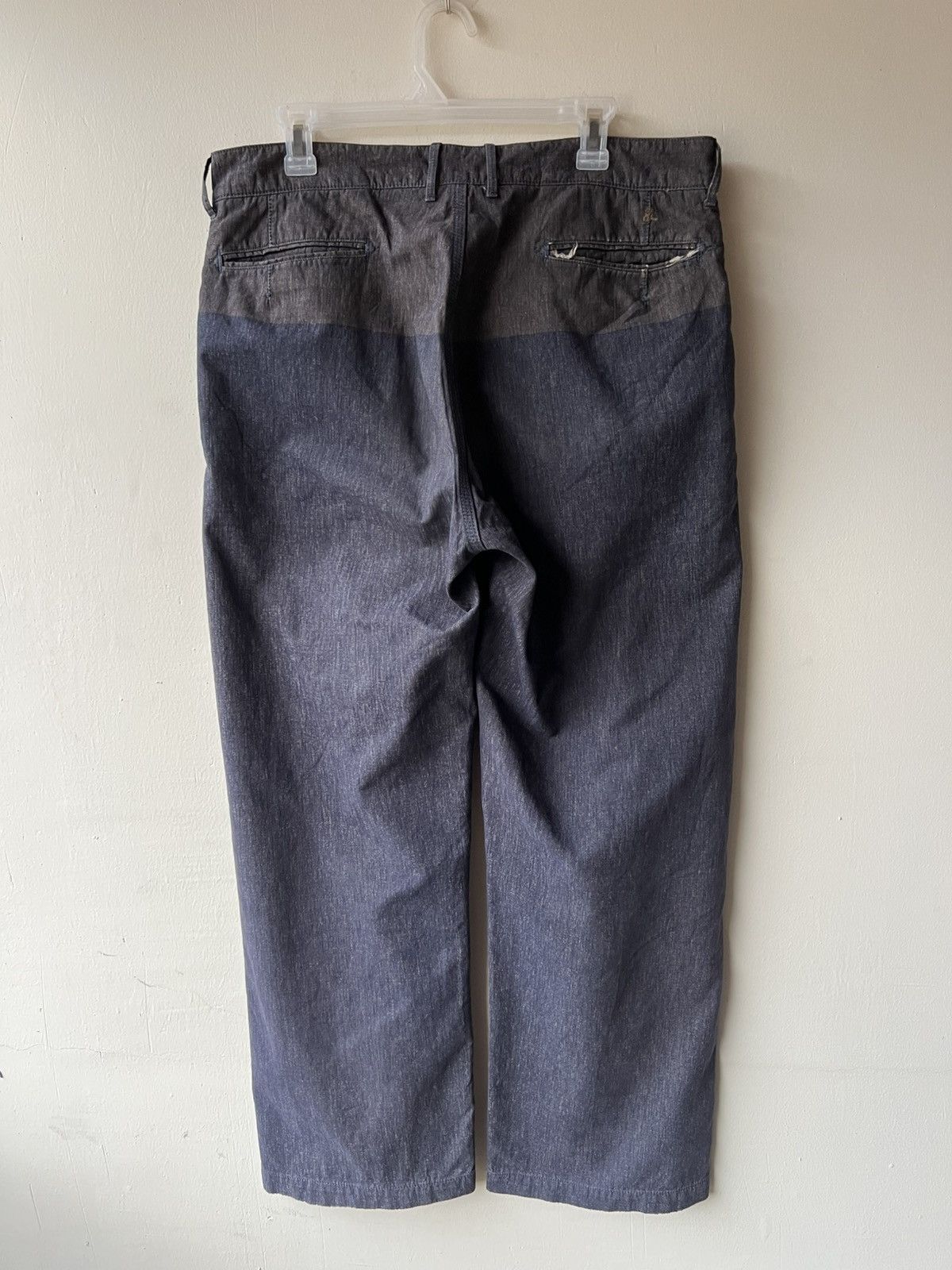 45rpm 45rpm Japan Fade Distressed Loose Trouser Chinos Pant Size US 35 - 3 Thumbnail