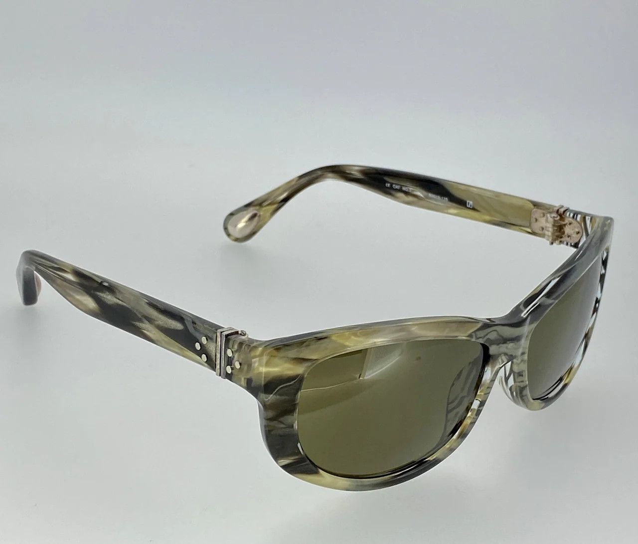 Ann Demeulemeester Ann Demeulemeester Sunglasses Cat Eye Tortoise and Brown Size ONE SIZE - 11 Thumbnail