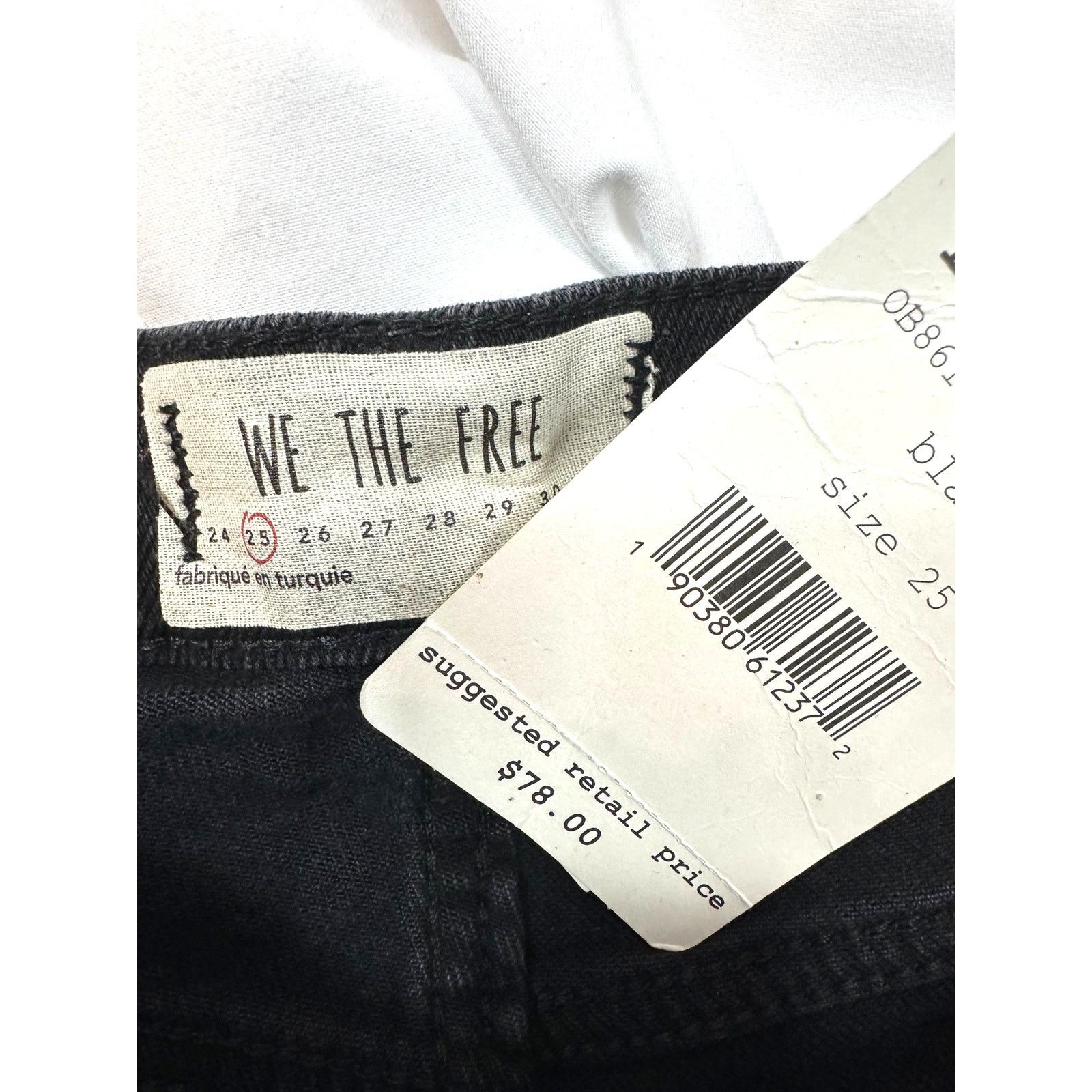 Free People Free People About a Girl Ripped Skinny Jeans Black 25 Size 25" / US 0 / IT 36 - 16 Thumbnail