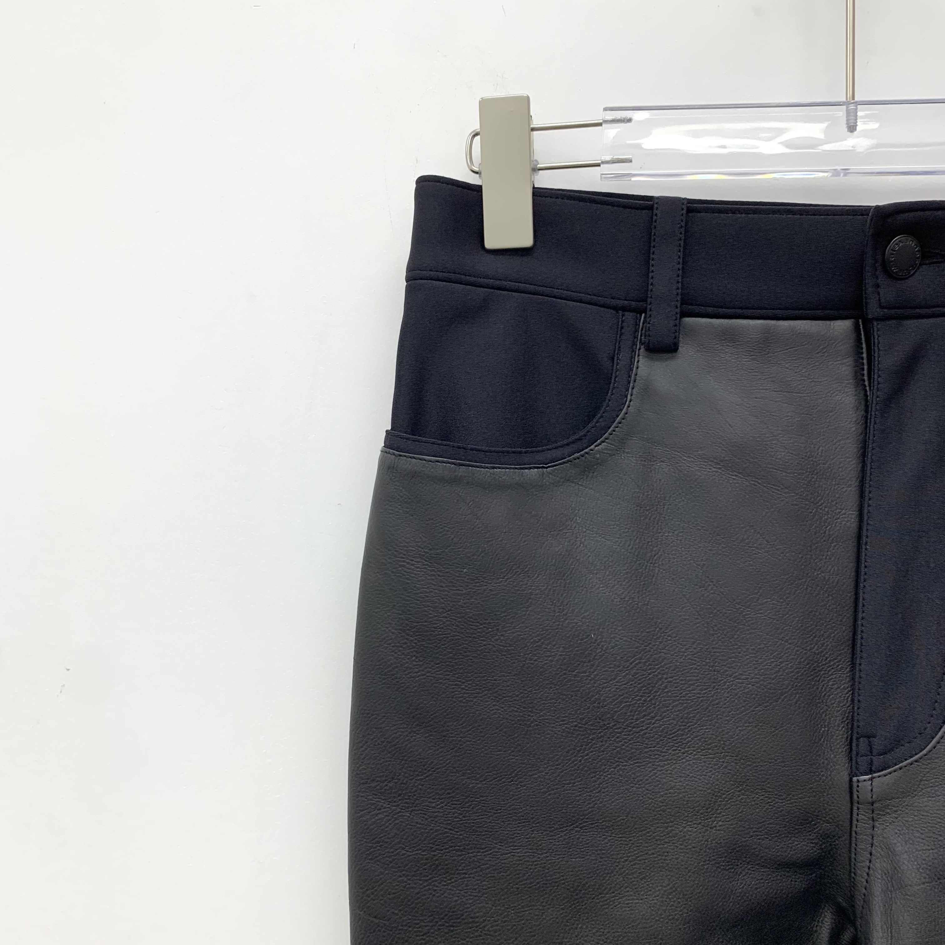 Alexander McQueen Alexander Wang Pants – Black Casual Pants (Size L) Size US 36 / EU 52 - 7 Thumbnail