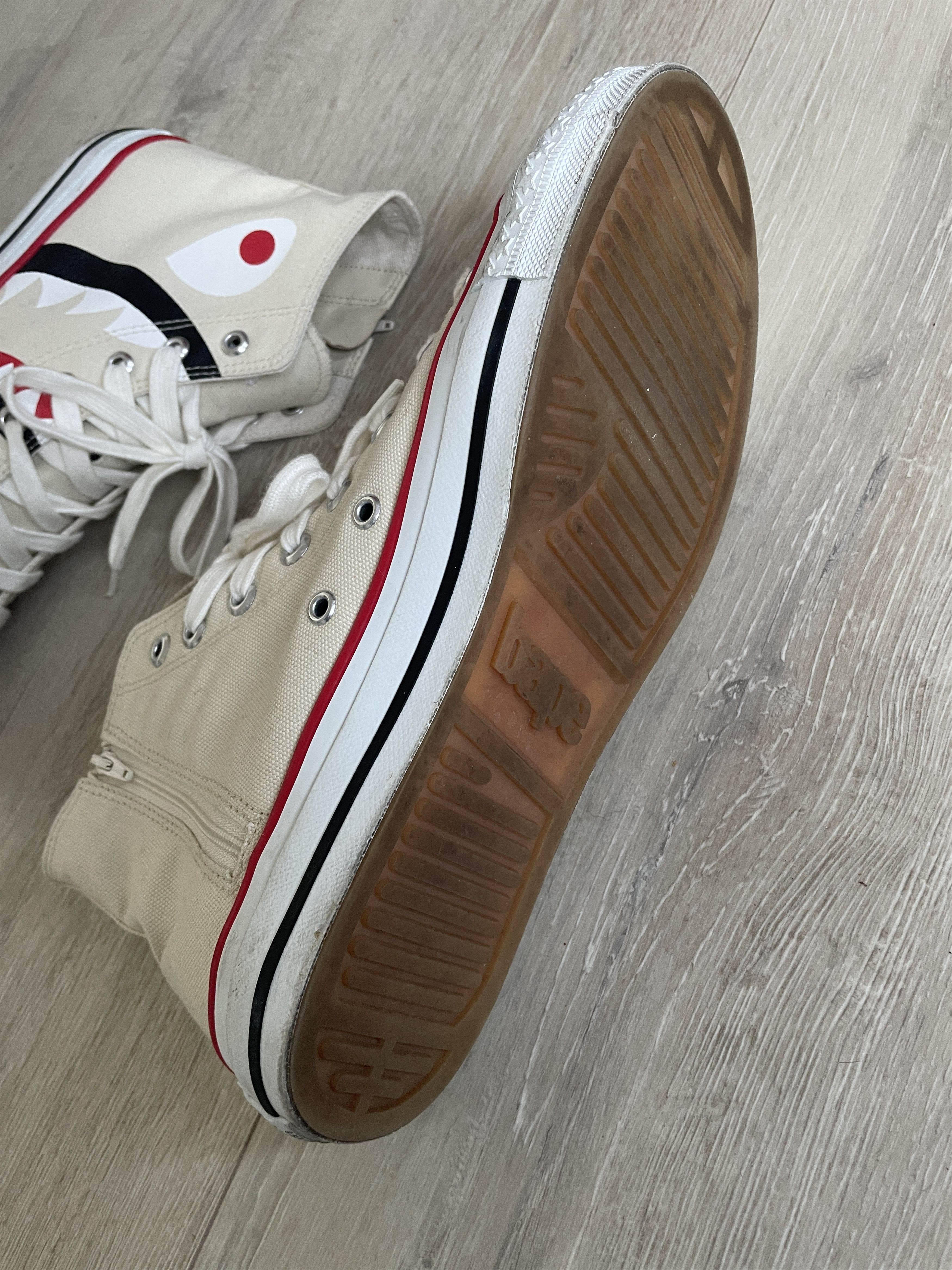 Bape Bape 2008 shark print Ape Sta sneakers Size US 9 / EU 42 - 3 Thumbnail