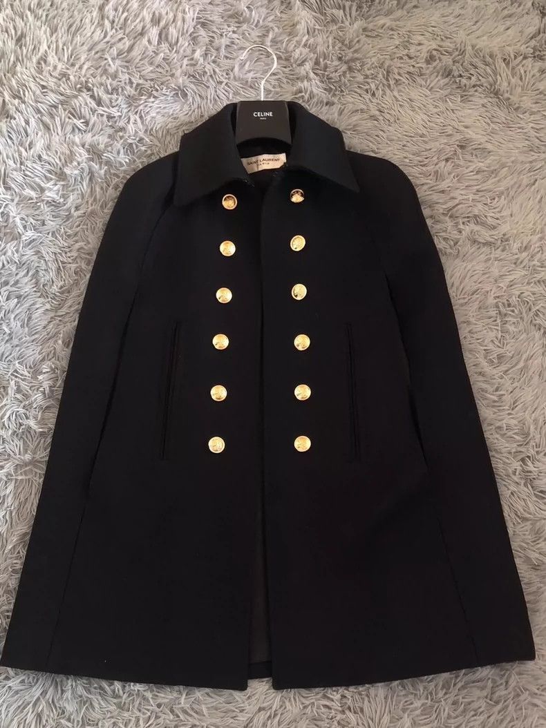 Saint Laurent Paris Saint Laurent Paris 16ss Golden Mouth Shawl Jacket-2506 Size US S / EU 44-46 / 1 - 1 Thumbnail