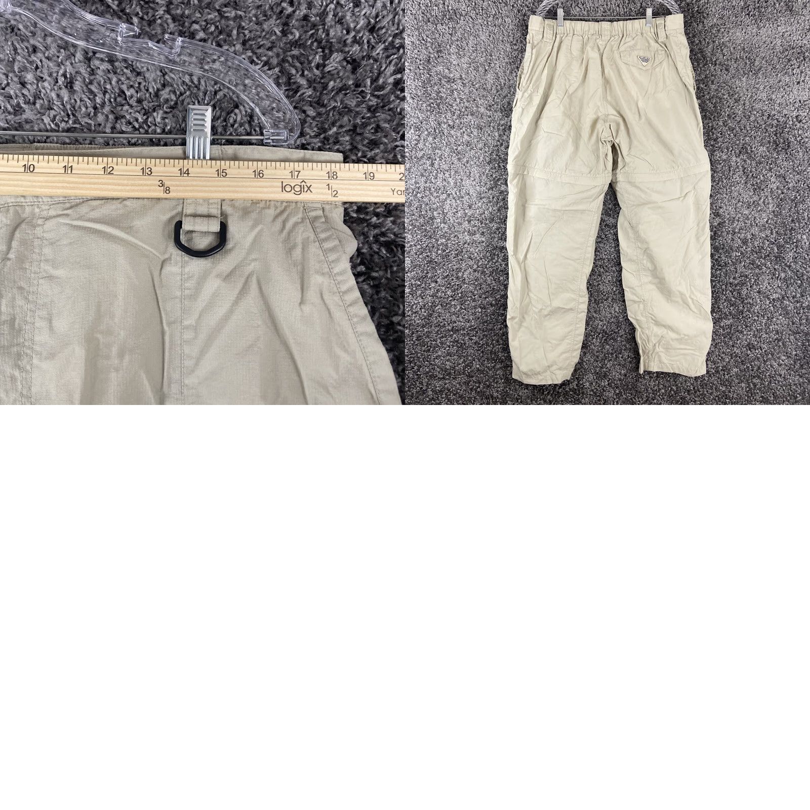 Vintage Columbia Cargo Pants Beige XL Men 31in Inseam Regular Mens Size US 36 / EU 52 - 8 Thumbnail