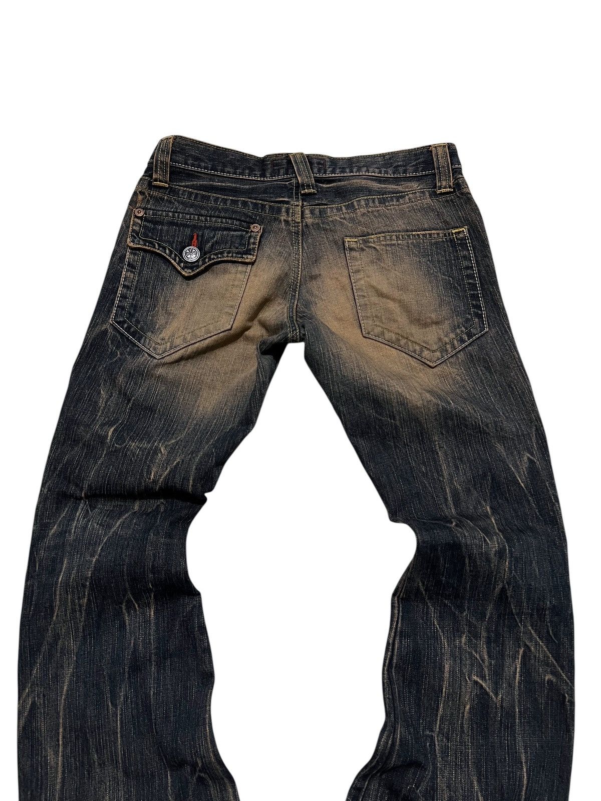 If Six Was Nine Et boite japanese low rise mudwash flared denim pants Size US 28 / EU 44 - 5 Thumbnail