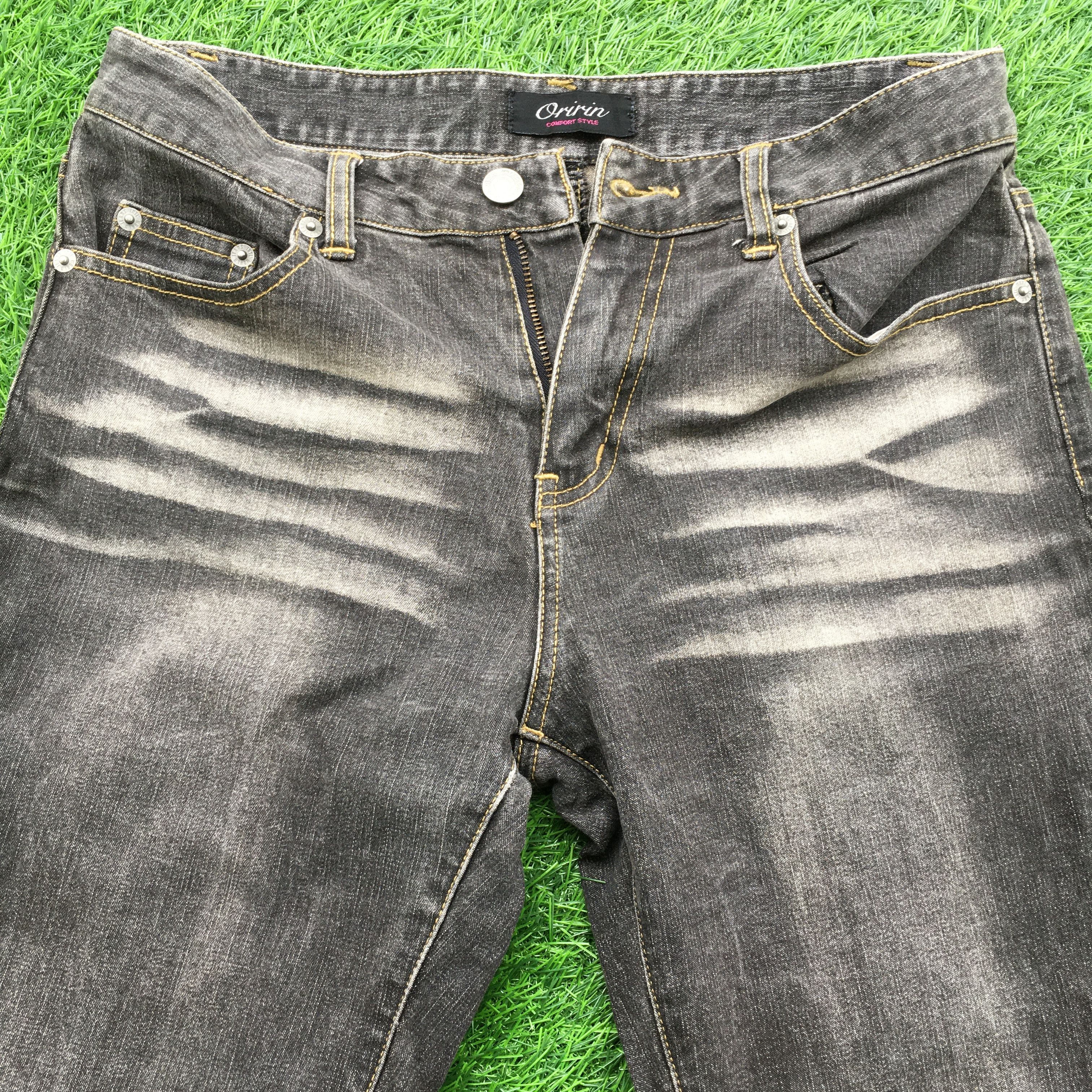 If Six Was Nine × Japanese Brand × Le Grande Bleu (L.G.B.) Japanese Black Flare Jeans D-1035 Size US 27 - 3 Thumbnail
