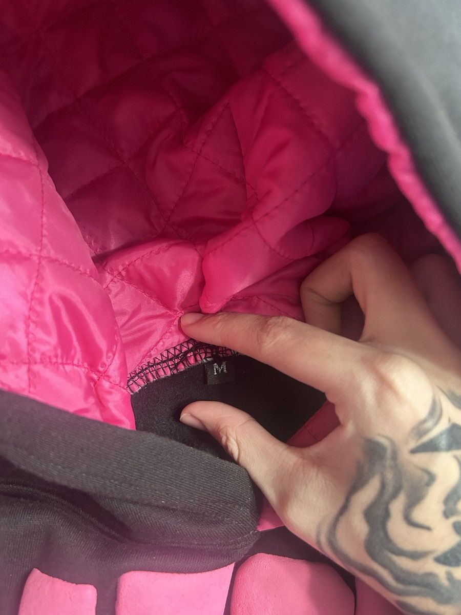 Other @lazyproject.us black and pink cropped hoodie Size US M / EU 48-50 / 2 - 4 Thumbnail