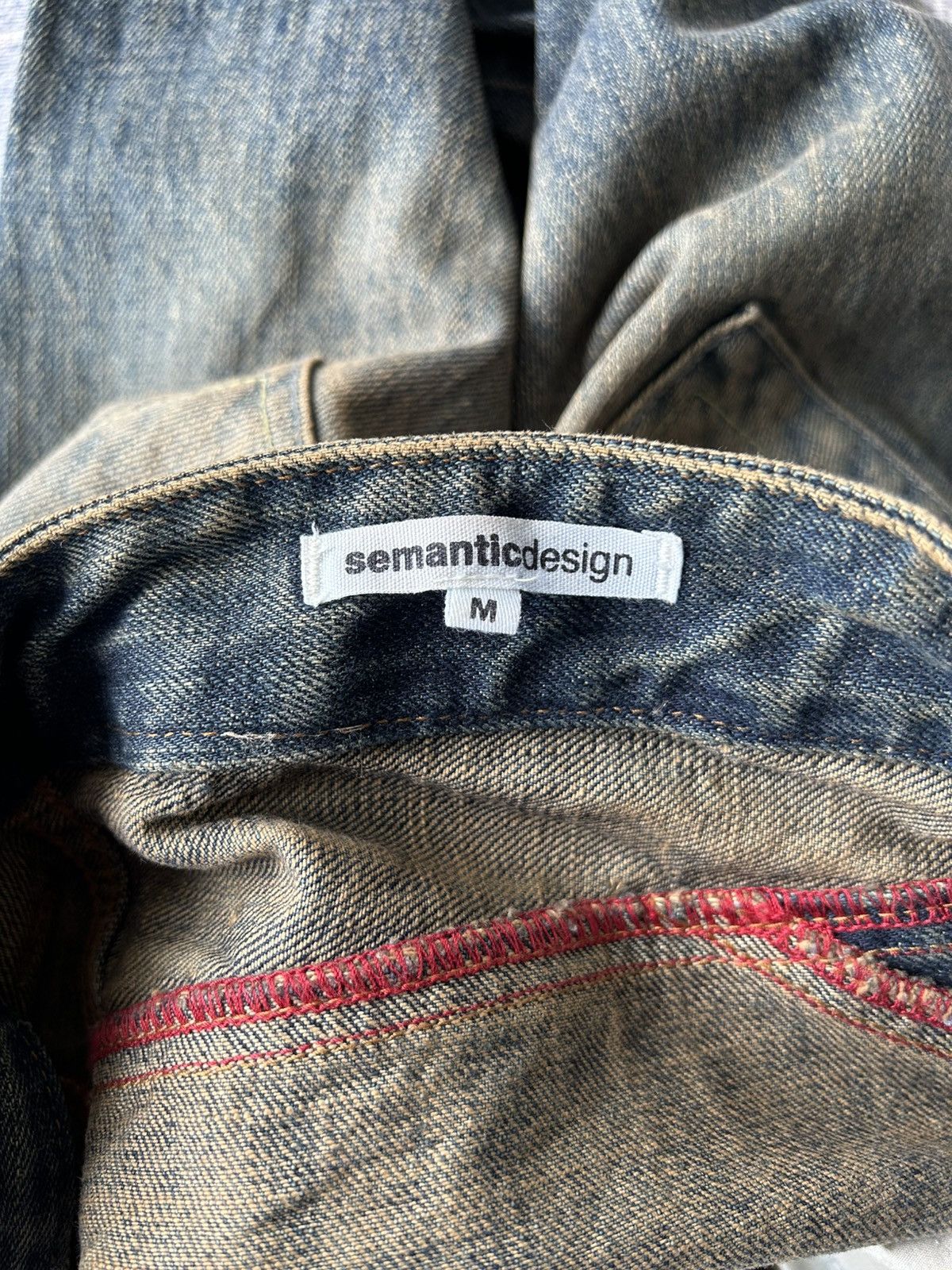 semanticdesign Super Flared Y2k Semantic Jeans Size US 31 - 13 Thumbnail