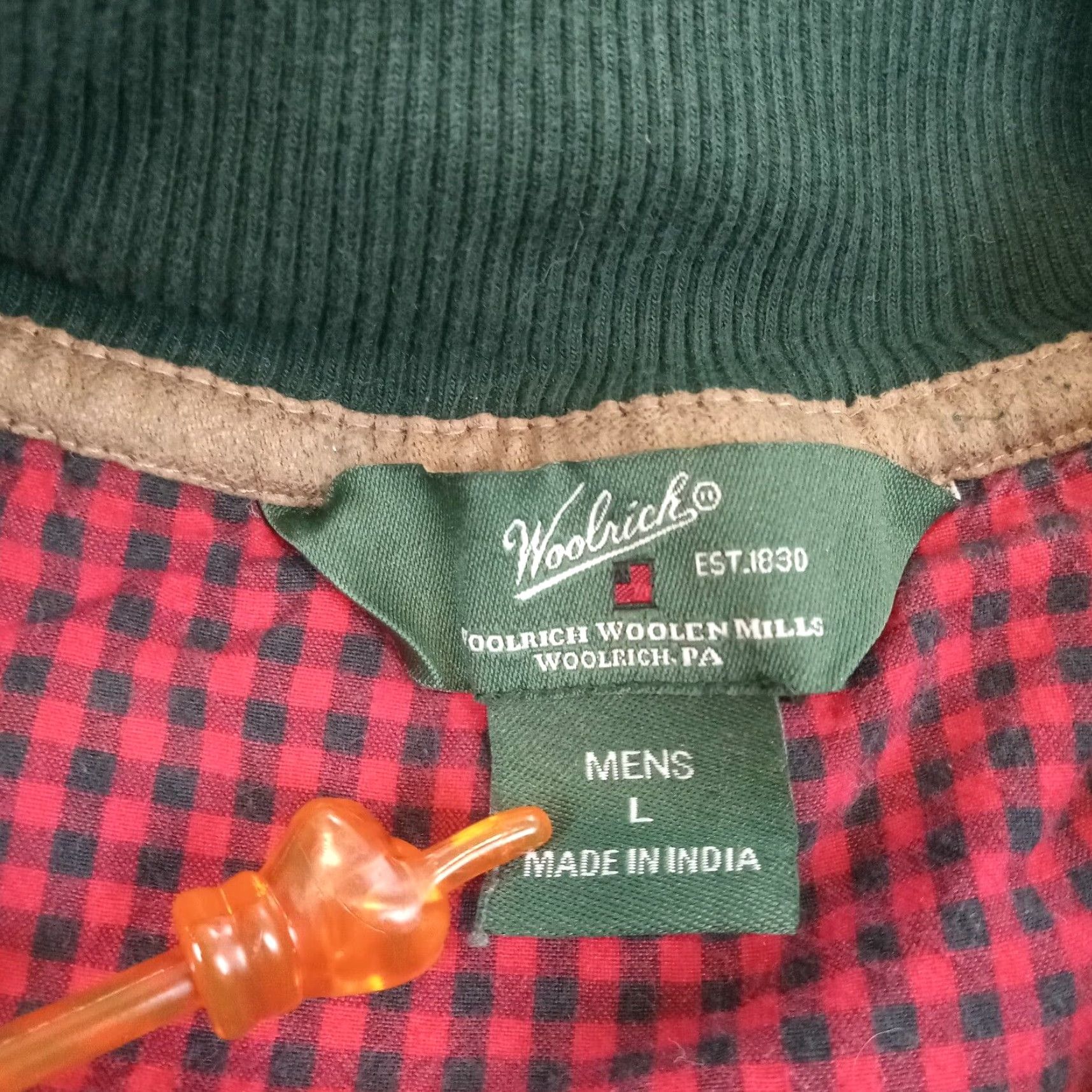 Vintage Woolrich Sweater Mens Large Green 1/4 Zip Mock Neck Long Sleeve Pullover Size US L / EU 52-54 / 3 - 5 Thumbnail