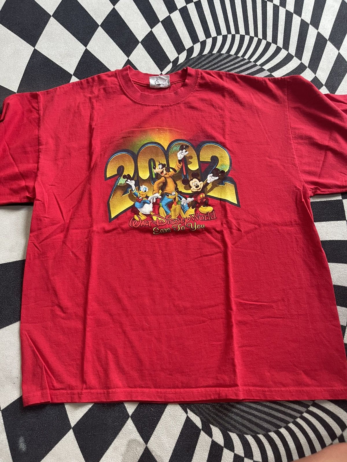 Disney 2002 Walt Disney World "Ears To You" Mickey & Friends Tee Size US XL / EU 56 / 4 - 2 Thumbnail
