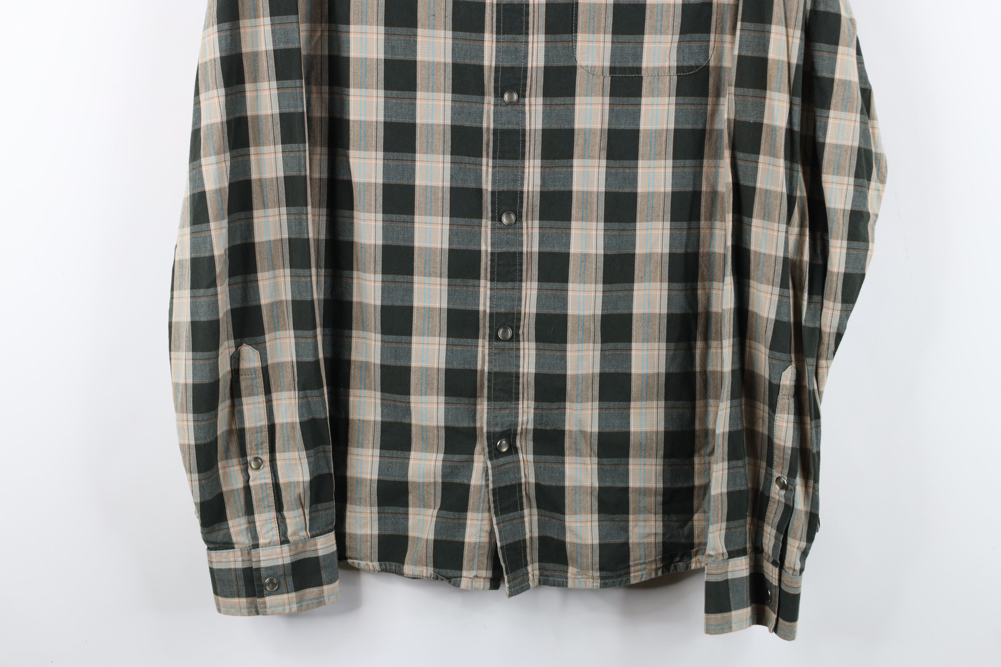 Prana × Vintage prAna Breathe Western Rodeo Snap Button Collared Shirt Plaid Size US M / EU 48-50 / 2 - 3 Thumbnail