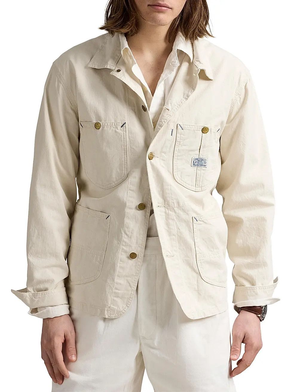 Polo Ralph Lauren 🔥 Polo Ralph Lauren® Cotton Drill Painter Chore Coat Size US XL / EU 56 / 4 - 2 Thumbnail