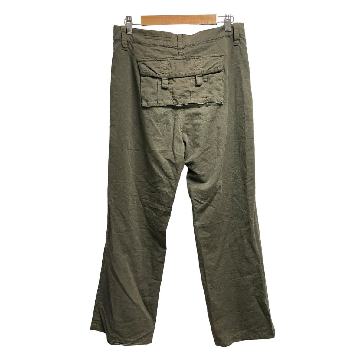 Japanese Brand × Vintage Sunao kuwuhara green button pants Size US 32 / EU 48 - 3 Thumbnail