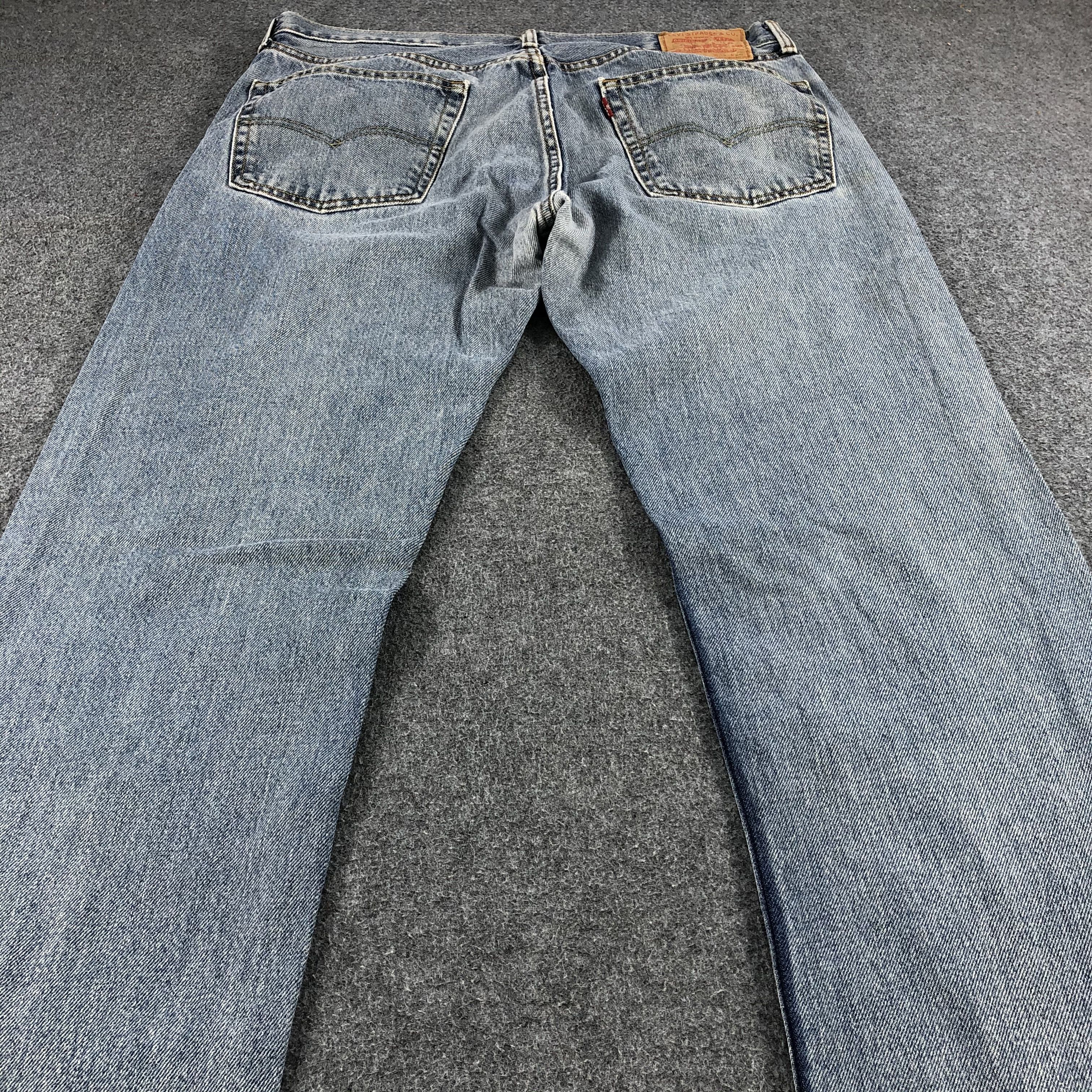 Levi's Vintage Light Wash Levis 505 Jeans-J1276 Size US 37 - 4 Thumbnail