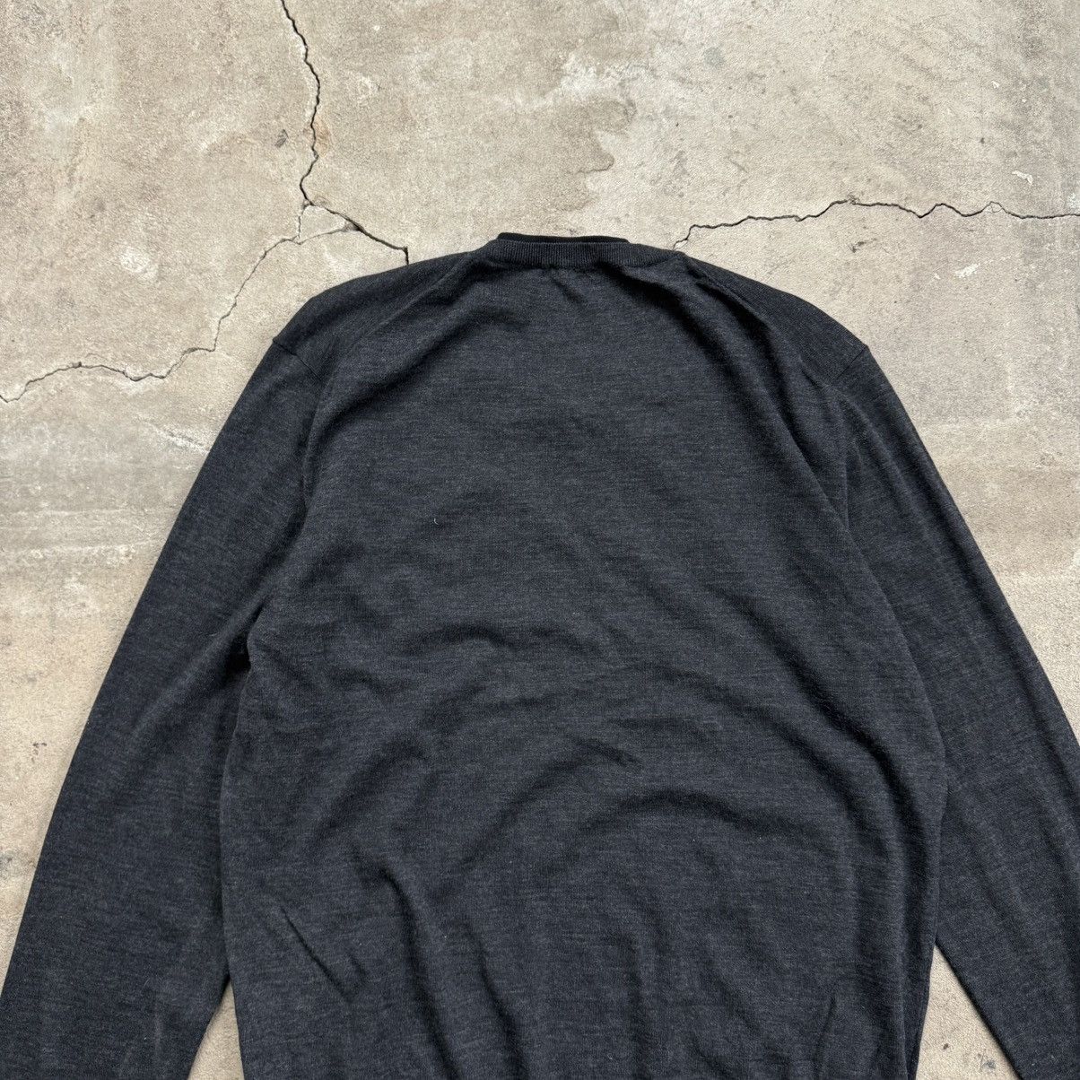 Dolce & Gabbana Dolce & Gabbana Grey Wool Sweater Old Money Size US L / EU 52-54 / 3 - 5 Thumbnail