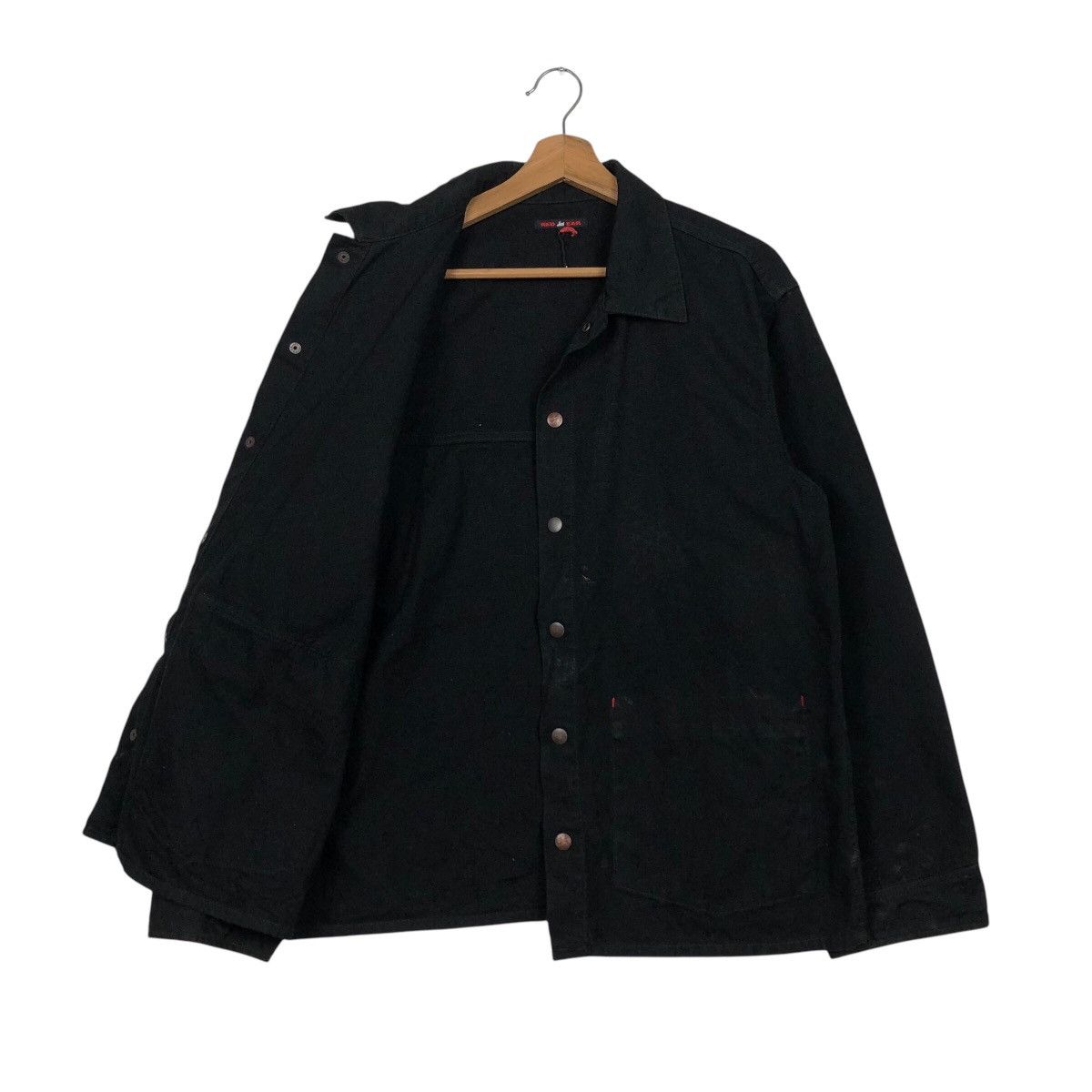 Japanese Brand 📌Vintage Chore Work Jacket Duck Canvas Red Ear Issey Miyake Size US M / EU 48-50 / 2 - 12 Thumbnail