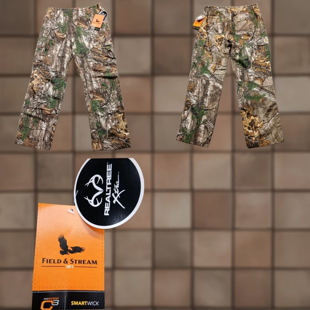 Realtree Field & Stream Realtree Xtra Camo Hunting Pants Mens Large Cargo NWT Size US 33 - 1 Thumbnail