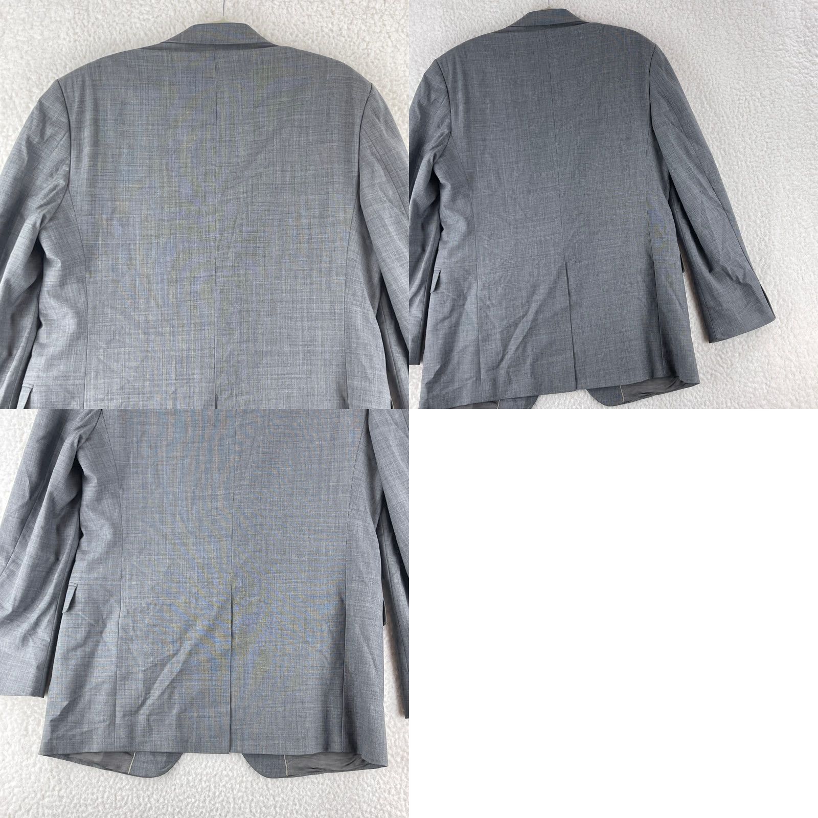 Brooks Brothers Brooks Brothers Blazer Mens Size 42L Gray Wool Suit Jacket Notch Lapel Single-Breast 2-Button Size 42R - 10 Thumbnail