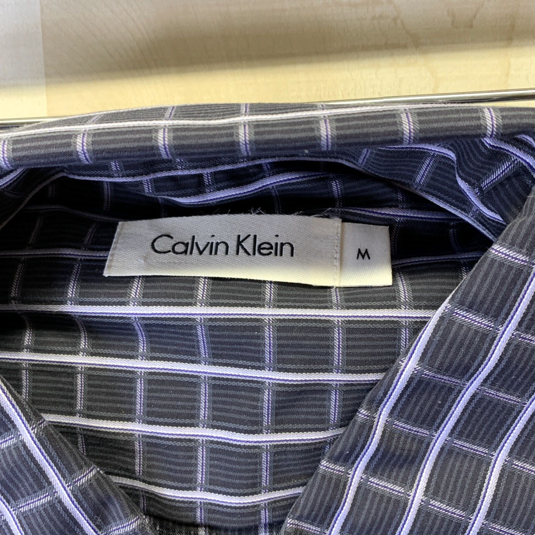 Calvin Klein Calvin Klein Men’s M Blue Plaid Button-Up Long Sleeve NWT #3469 Size US M / EU 48-50 / 2 - 3 Thumbnail