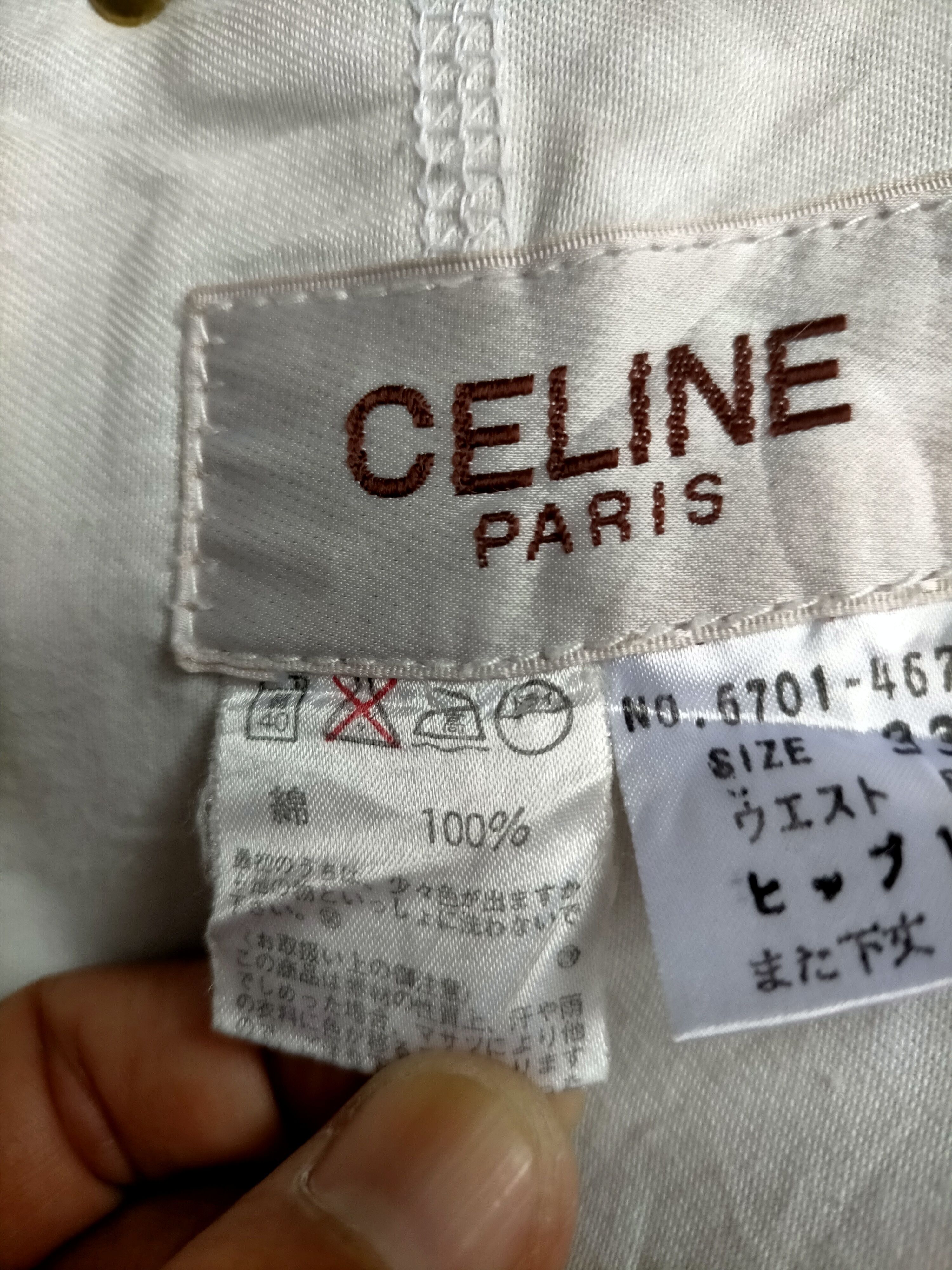 Celine 90s Celine Paris Black Denim Pants Size US 32 / EU 48 - 19 Thumbnail