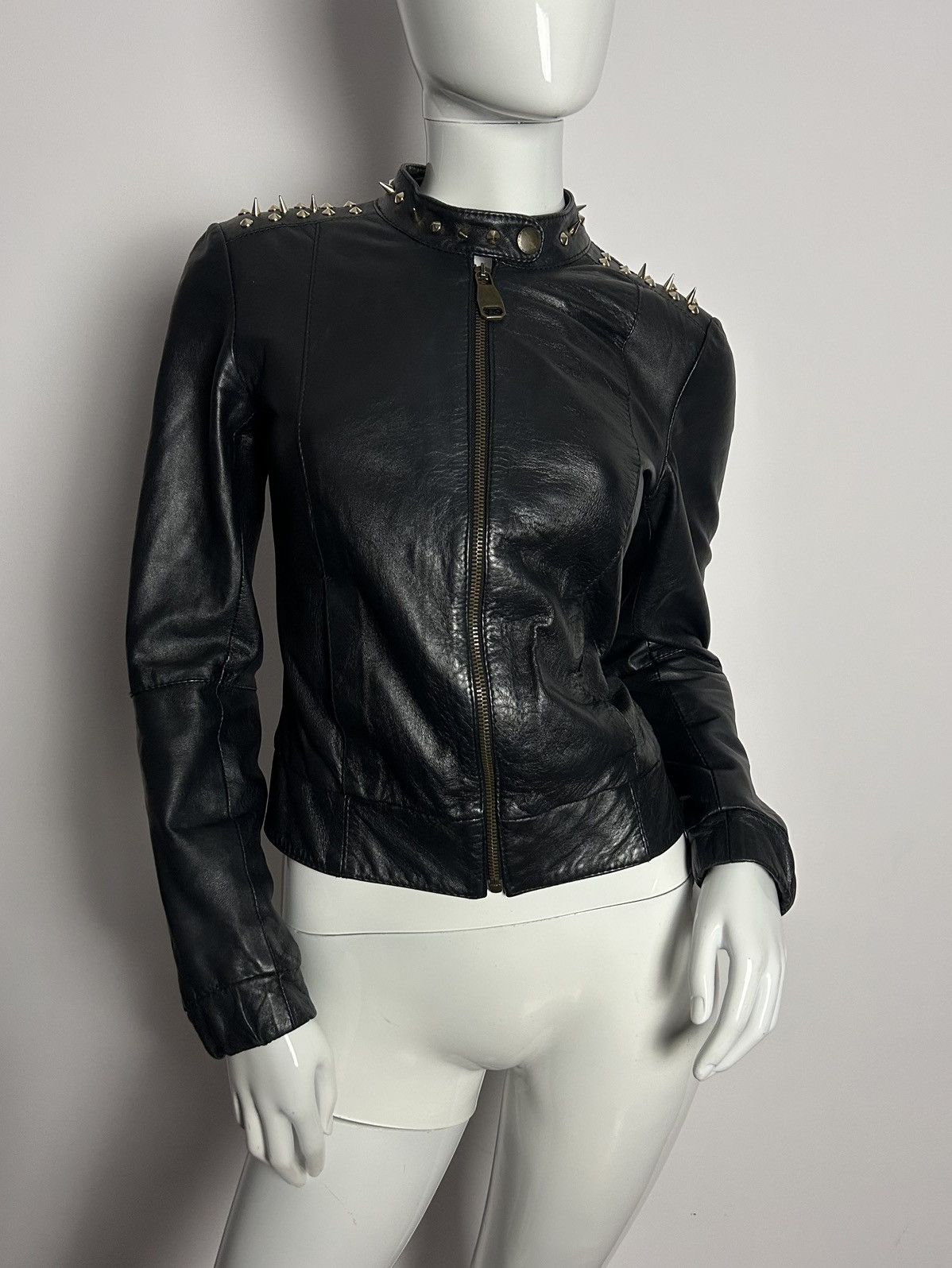 Other Italian vintage leather piercing jacket Size S / US 4 / IT 40 - 1 Thumbnail
