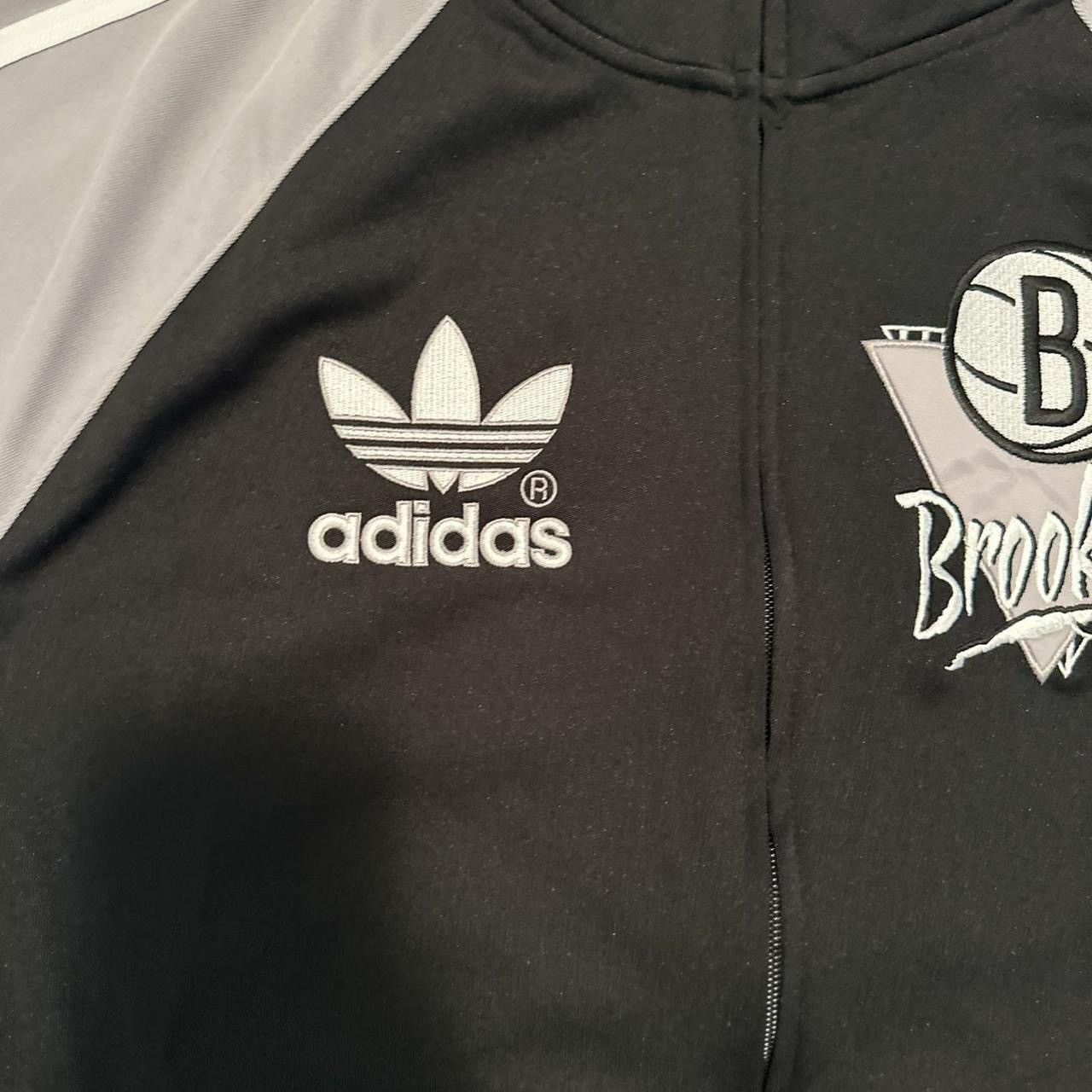 Adidas 2008 Vintage Y2K Adidas x Brooklyn Nets NBA Track Jacket Size US M / EU 48-50 / 2 - 3 Thumbnail
