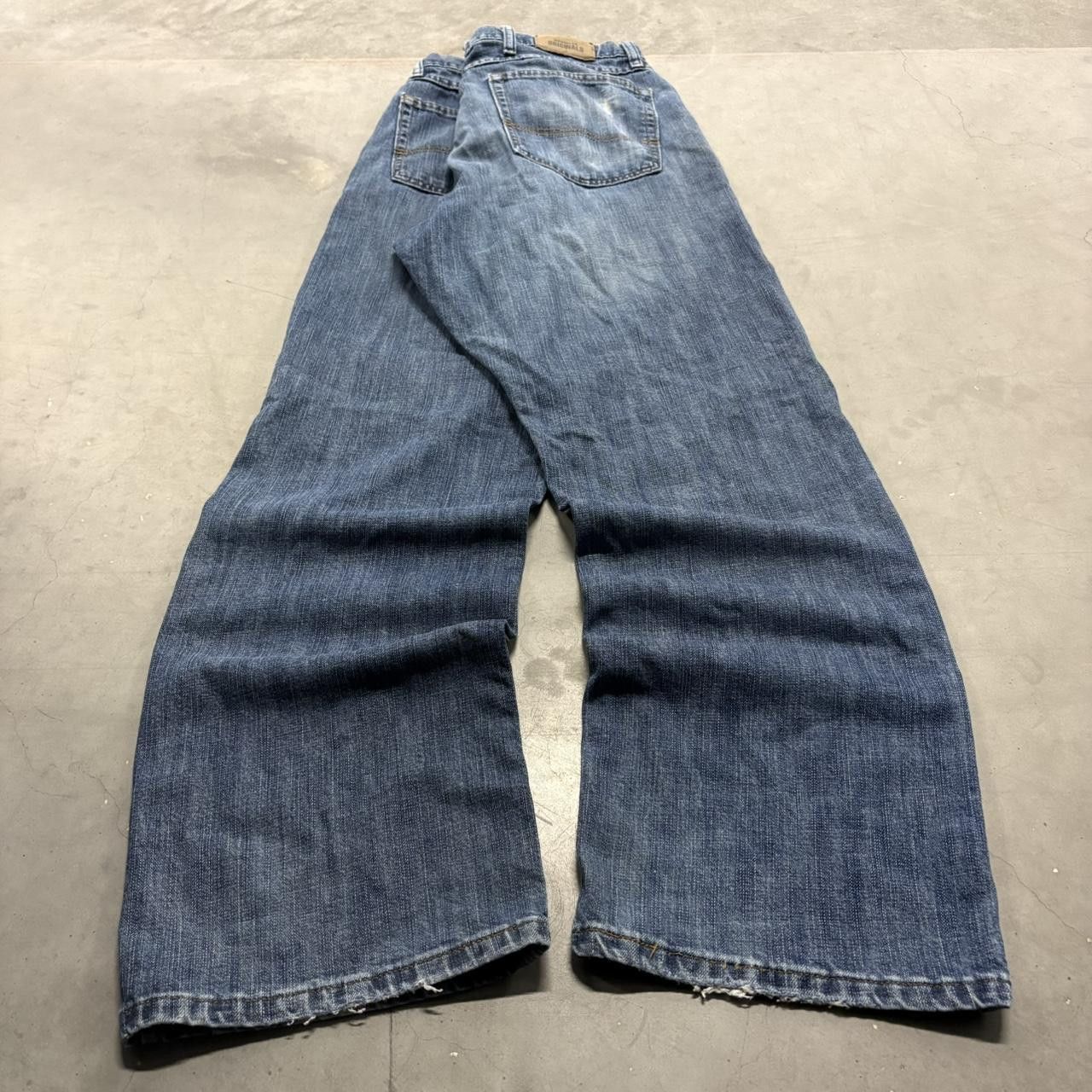 Vintage Crazy Vintage Y2K/2000s Baggy Streetwear Grunge Bootcut Medium Blue Wash Denim Jeans! Size US 38 / EU 54 - 5 Thumbnail