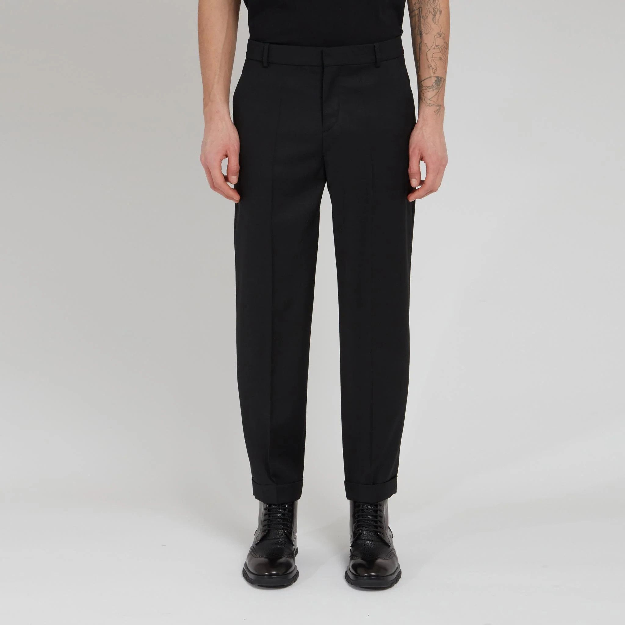 Balmain Balmain Tailored Trousers - Black Wool Size US 38 / EU 54 - 5 Thumbnail