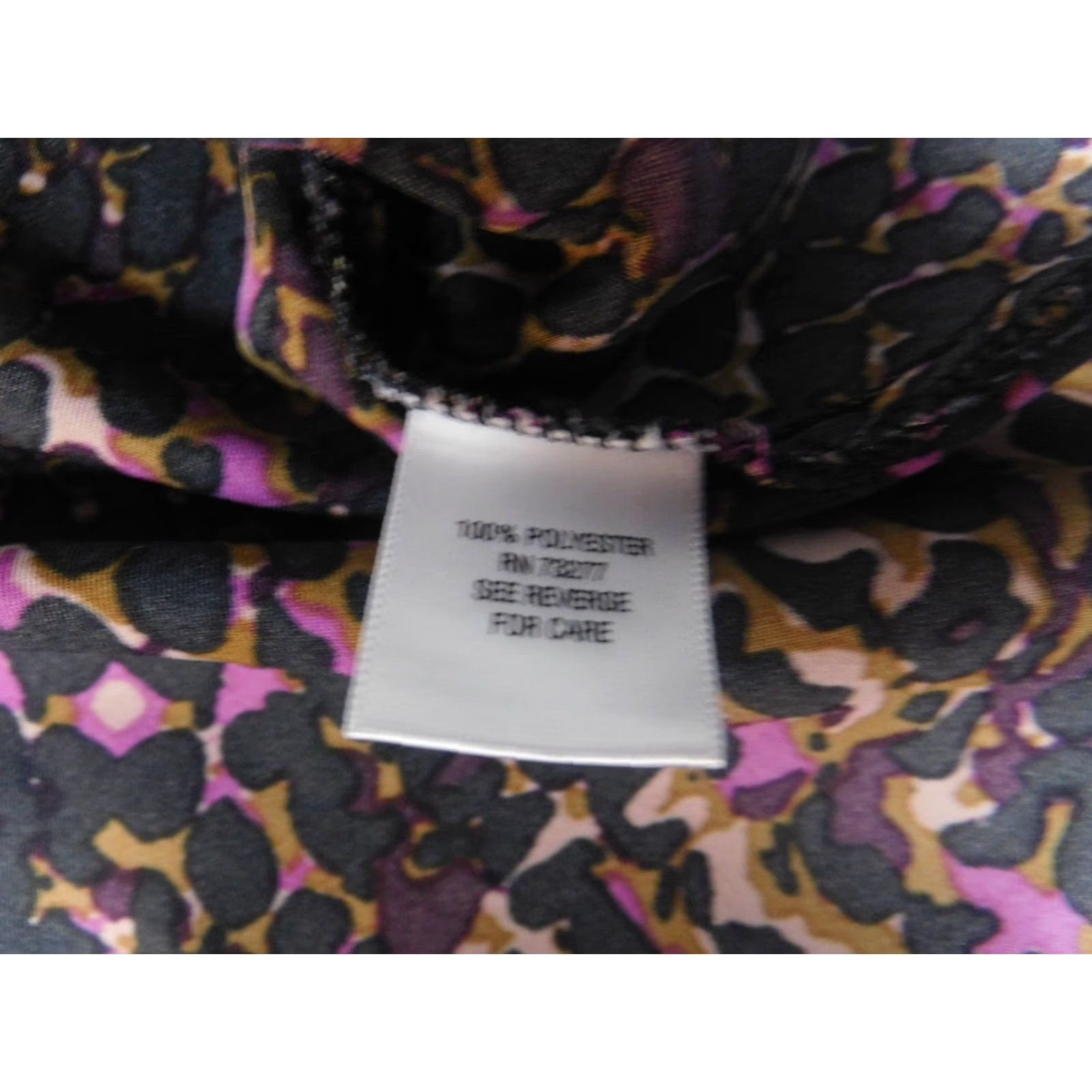 Apt. 9 Apt 9 Blouse Shirt Womens Small Purple Cap Sleeve Crew Neck Pullover Polyester Rayon Button Casual Regular Vintage: No Size S / US 4 / IT 40 - 7 Thumbnail