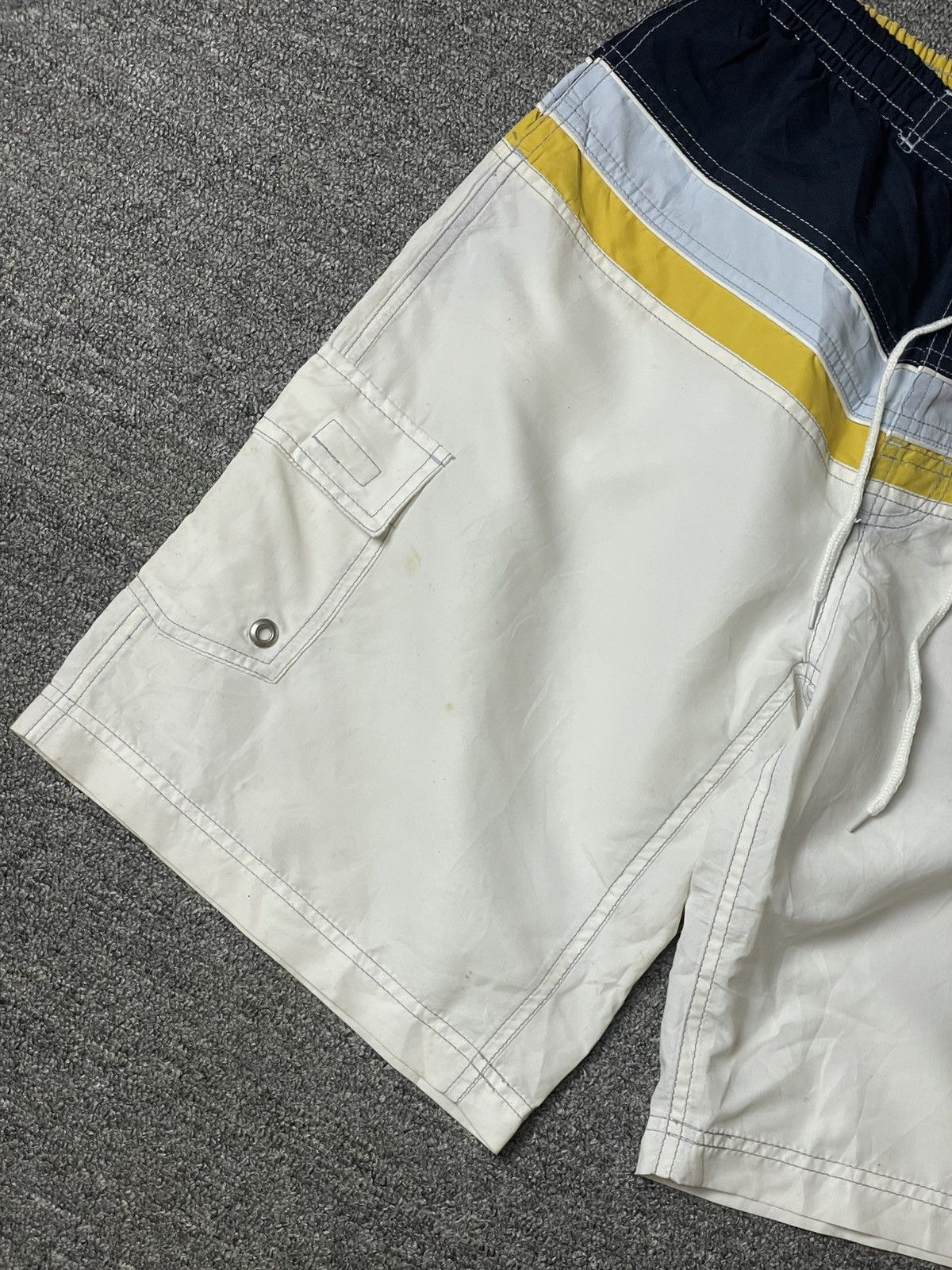 Japanese Brand × Vintage Blue Nails Classic Style Brand Beach Shorts (111) Size US 26 / EU 42 - 2 Thumbnail