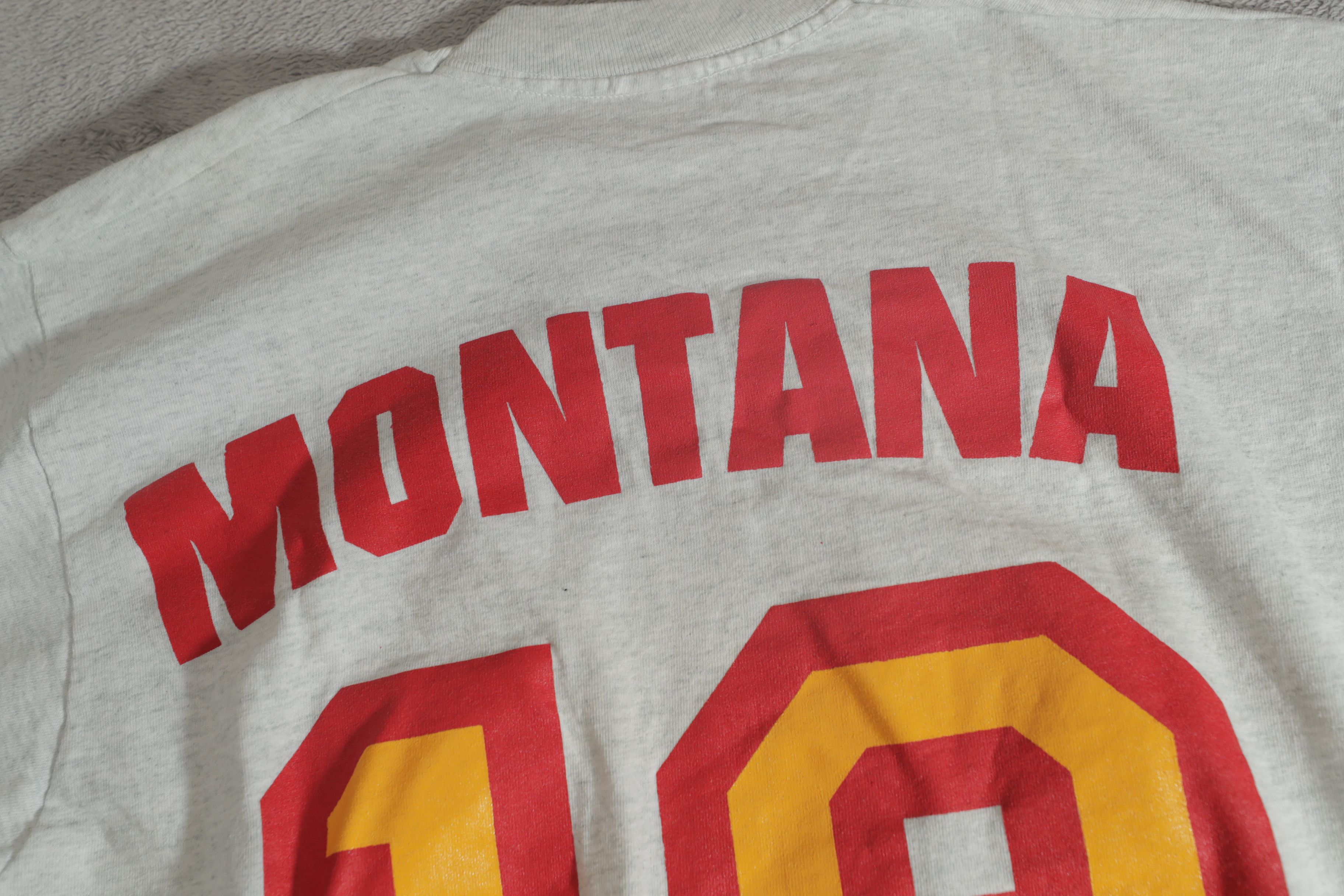 Fruit Of The Loom × Vintage Vintage Joe Montana Kansas City Chiefs Tee (L) Size US L / EU 52-54 / 3 - 10 Thumbnail