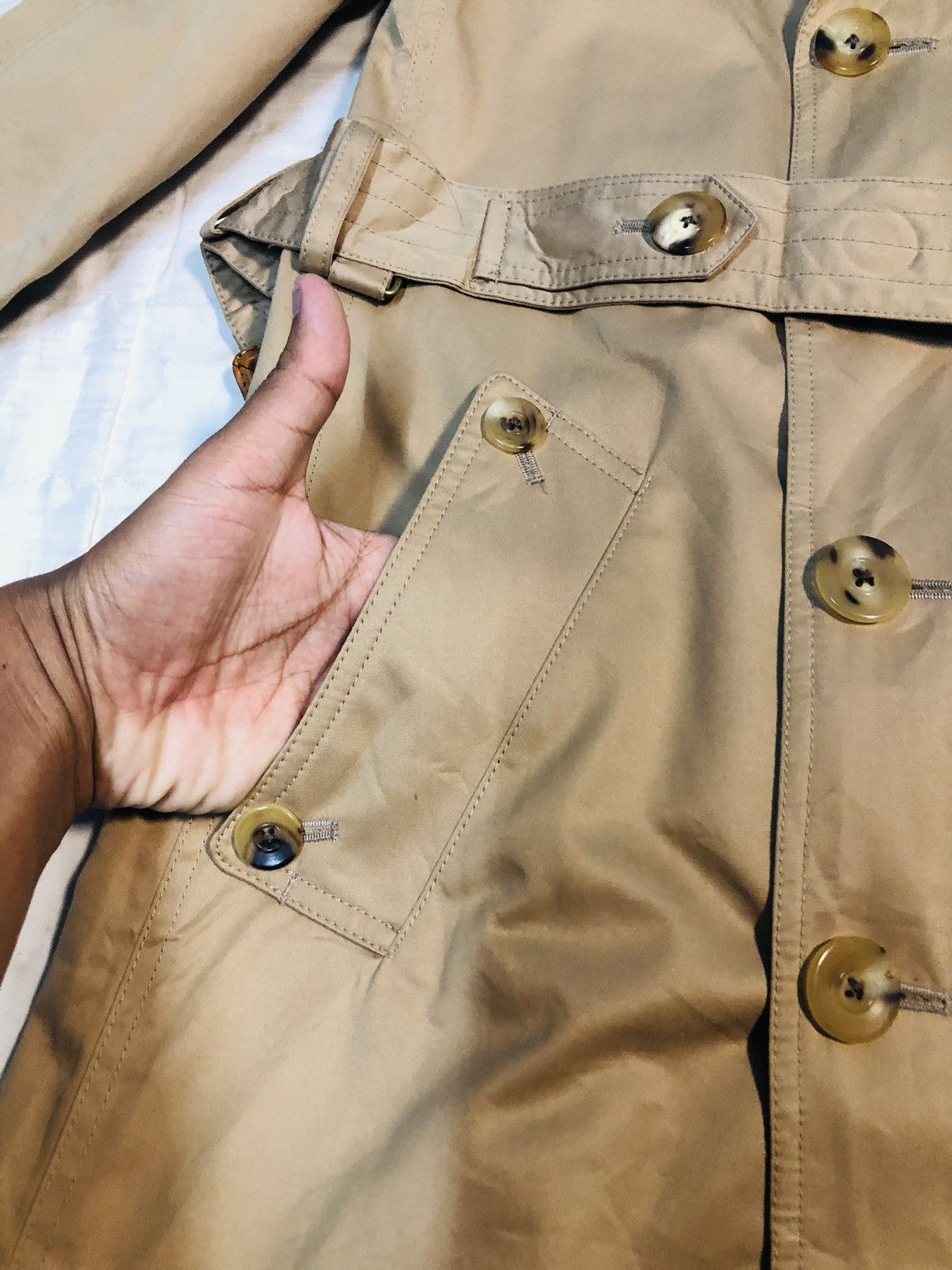 Japanese Brand Royale Trench Long Jacket Buttoned (18) Size US M / EU 48-50 / 2 - 5 Thumbnail