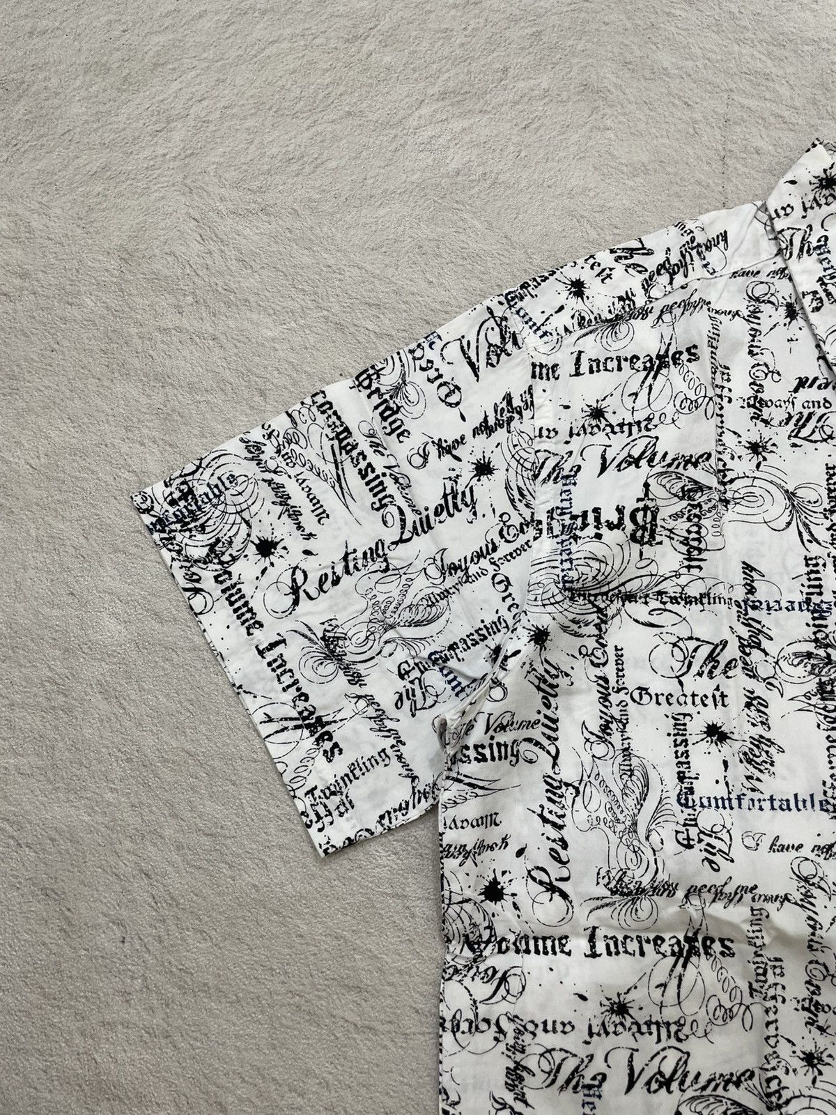 If Six Was Nine 2000s Japanese Poem Shirt AOP y2k Ifsix Hysteric Lgb y’s Size US L / EU 52-54 / 3 - 3 Thumbnail
