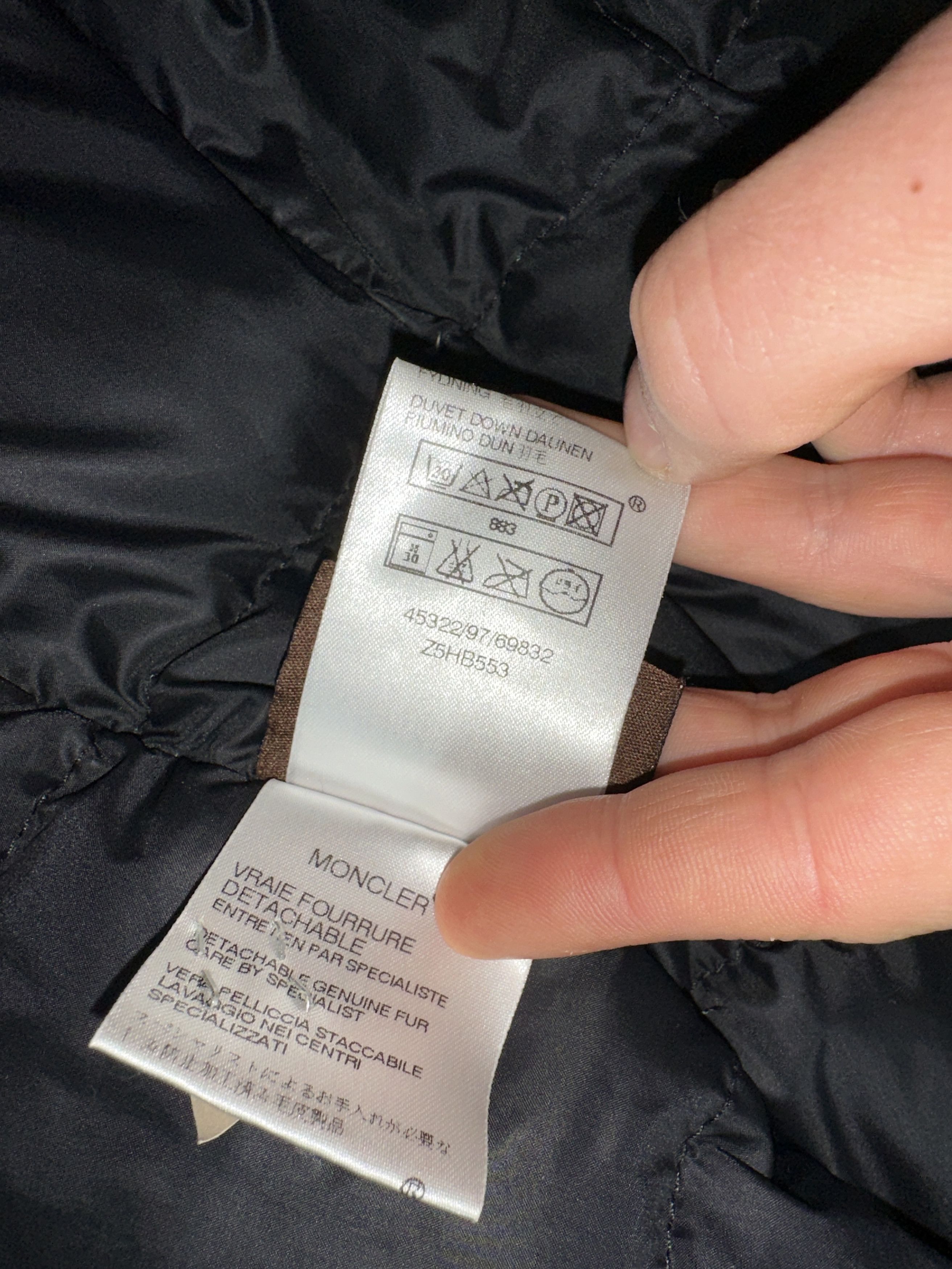 Moncler MONCLER Size 2 Black Vintage Down Jacket LAMPO Zip 2000s Size XS / US 0-2 / IT 36-38 - 12 Thumbnail