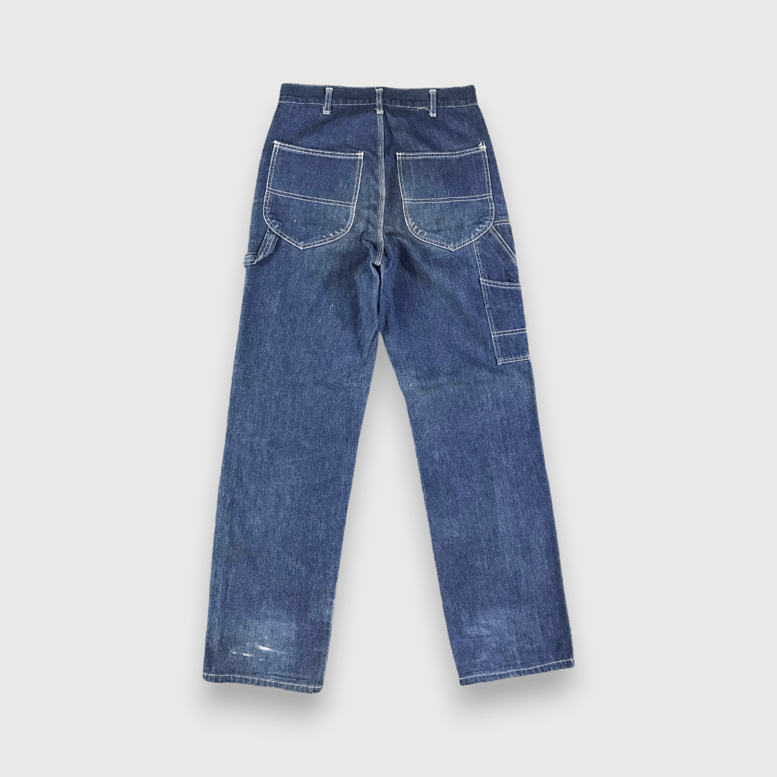Japanese Brand Vintage Japanese Carpenter Jeans Blue Wash Denim -J2859 Size US 30 / EU 46 - 2 Thumbnail