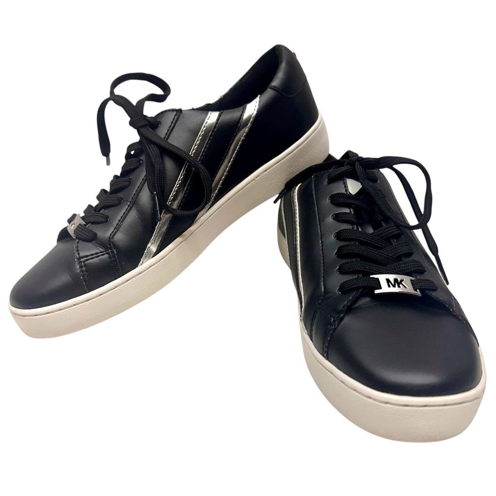 Michael Kors MICHAEL KORS Women Sz 8.5M SLADE Black Sneakers 45T2SLFS1L Size US 8.5 / IT 38.5 - 1 Thumbnail