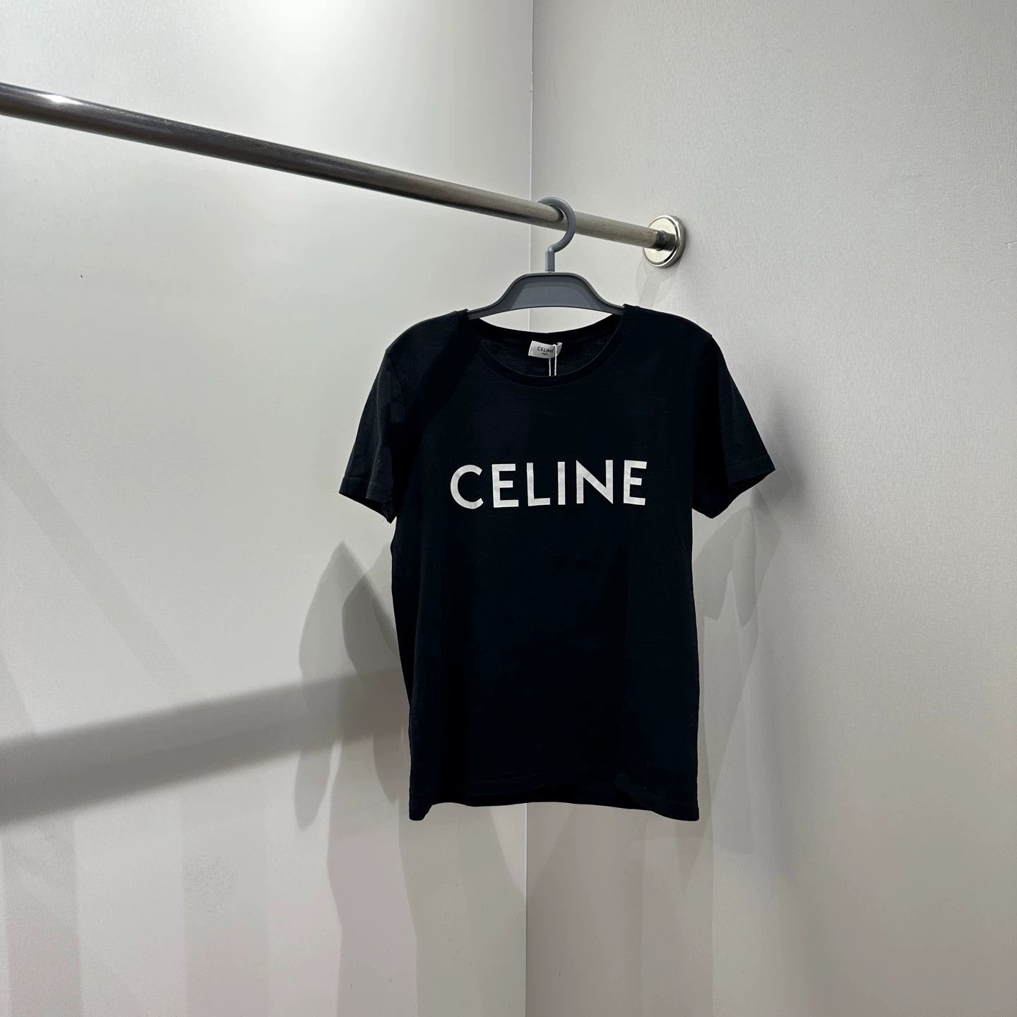 Celine Celine mar355 slogan short sleeve tee M cotton Size M / US 6-8 / IT 42-44 - 1 Thumbnail