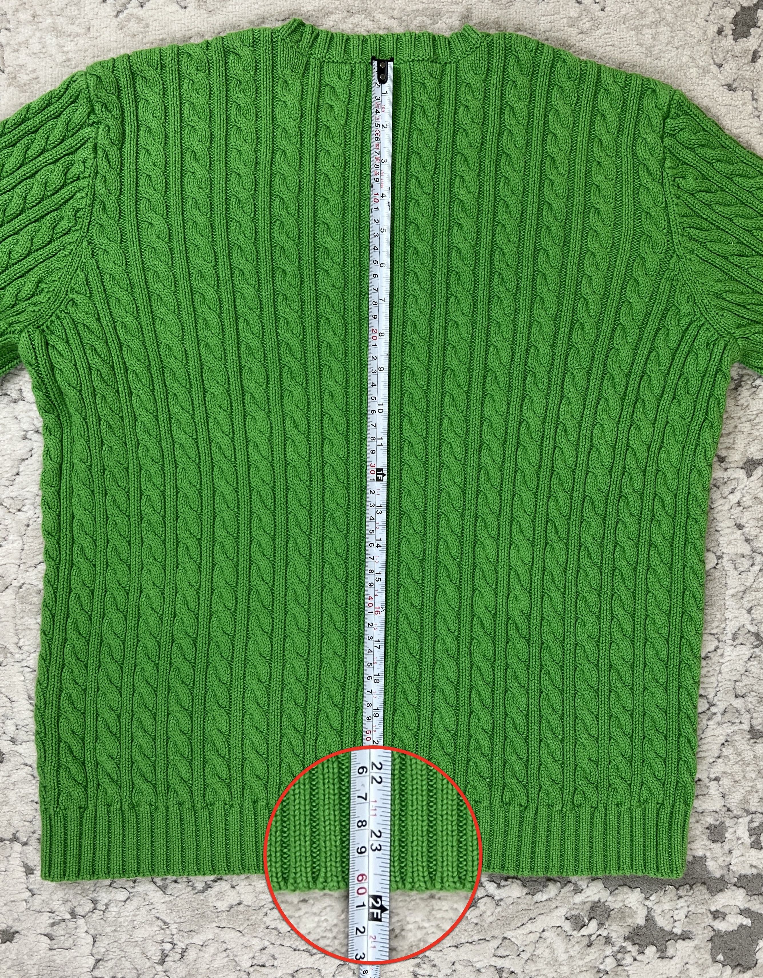 Lauren Ralph Lauren Vtg Lauren Ralph Lauren Cable Knit Sweater Jumper Crest Size L / US 10 / IT 46 - 19 Thumbnail